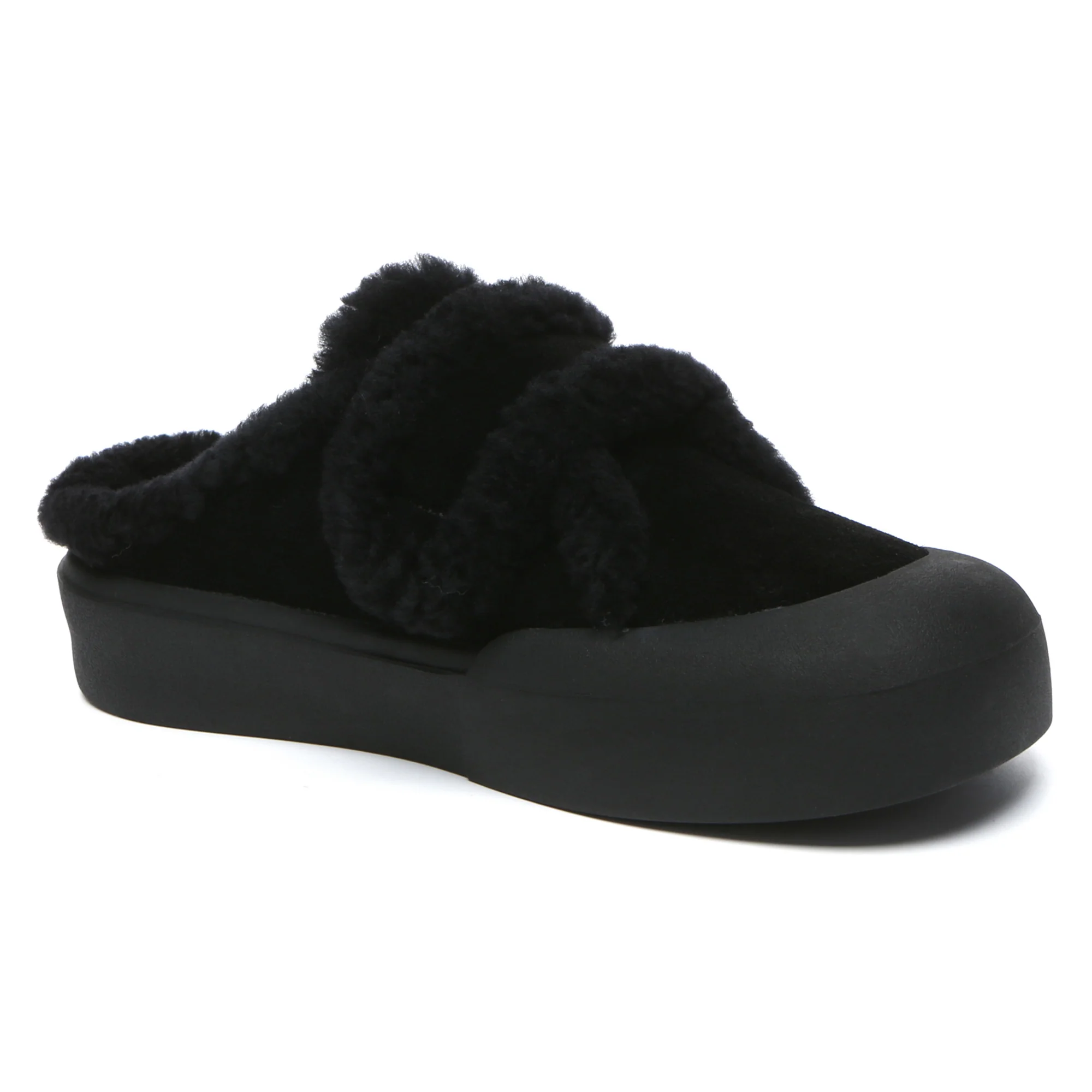 Adjustable Shearling Strap UGG Slippers - Image 3
