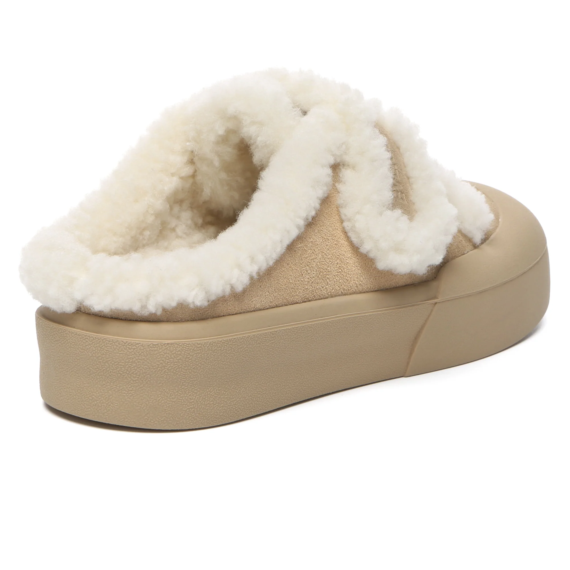 Adjustable Shearling Strap UGG Slippers - Image 7