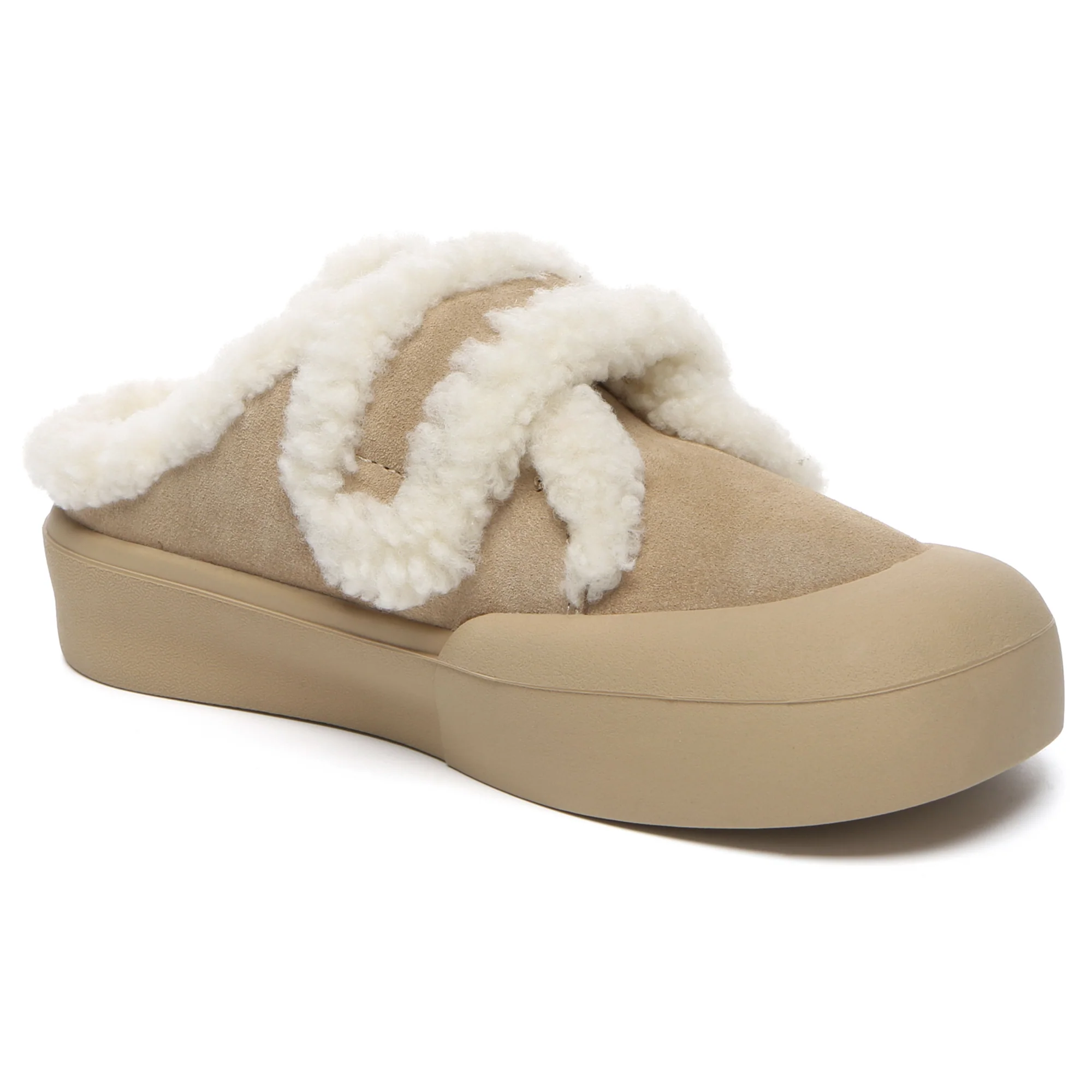 Adjustable Shearling Strap UGG Slippers - Image 8