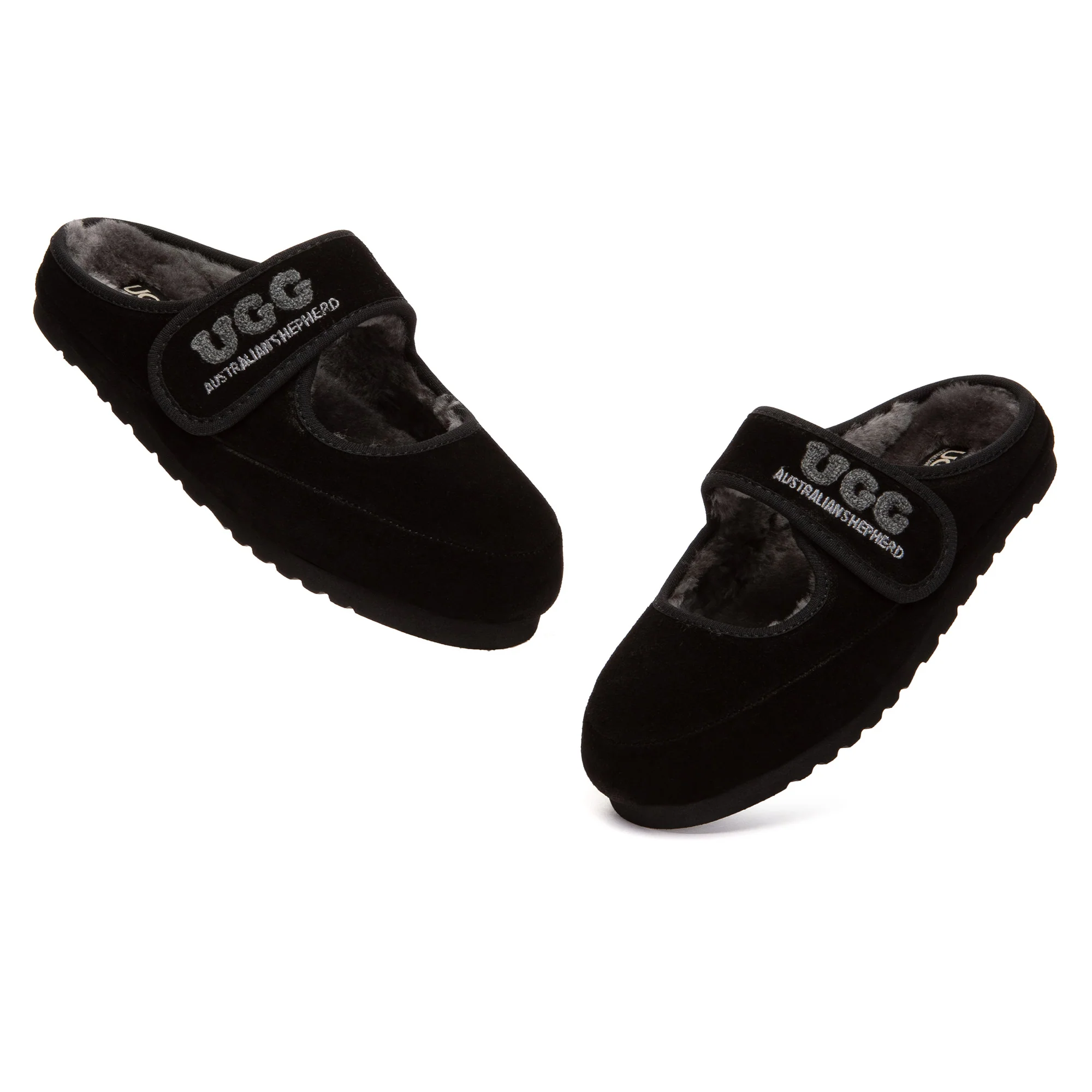 Adjustable Strap Mary Jane UGG Slippers - Image 14