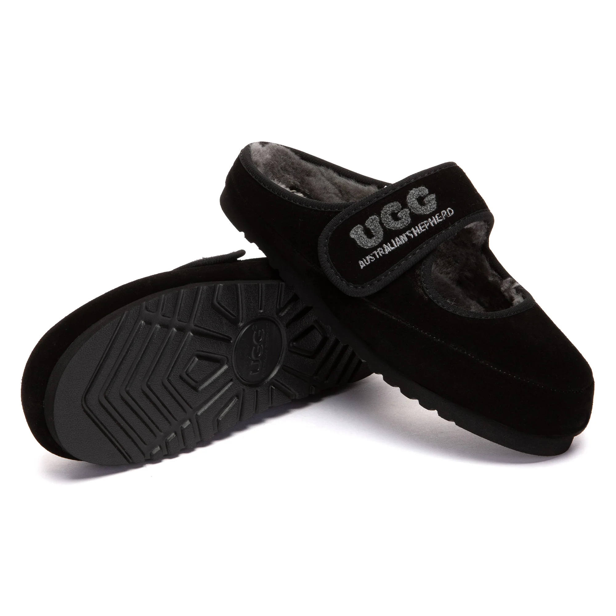 Adjustable Strap Mary Jane UGG Slippers - Image 15
