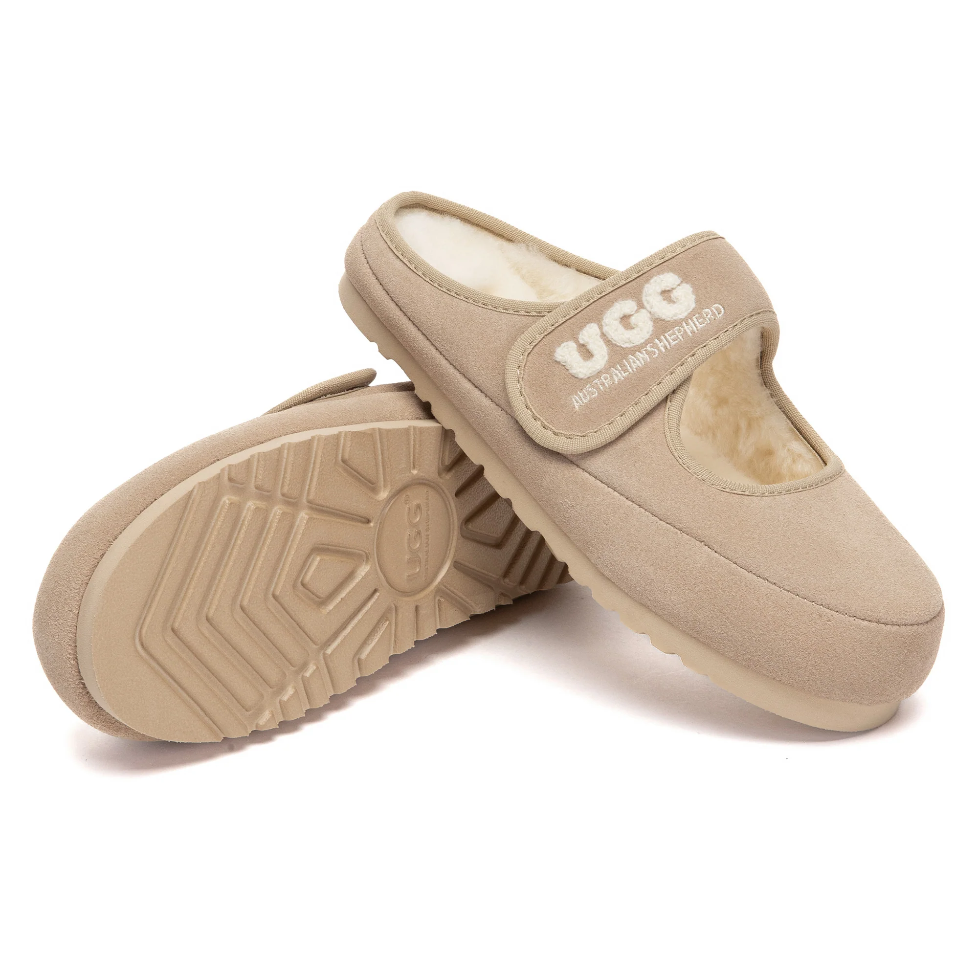 Adjustable Strap Mary Jane UGG Slippers - Image 20