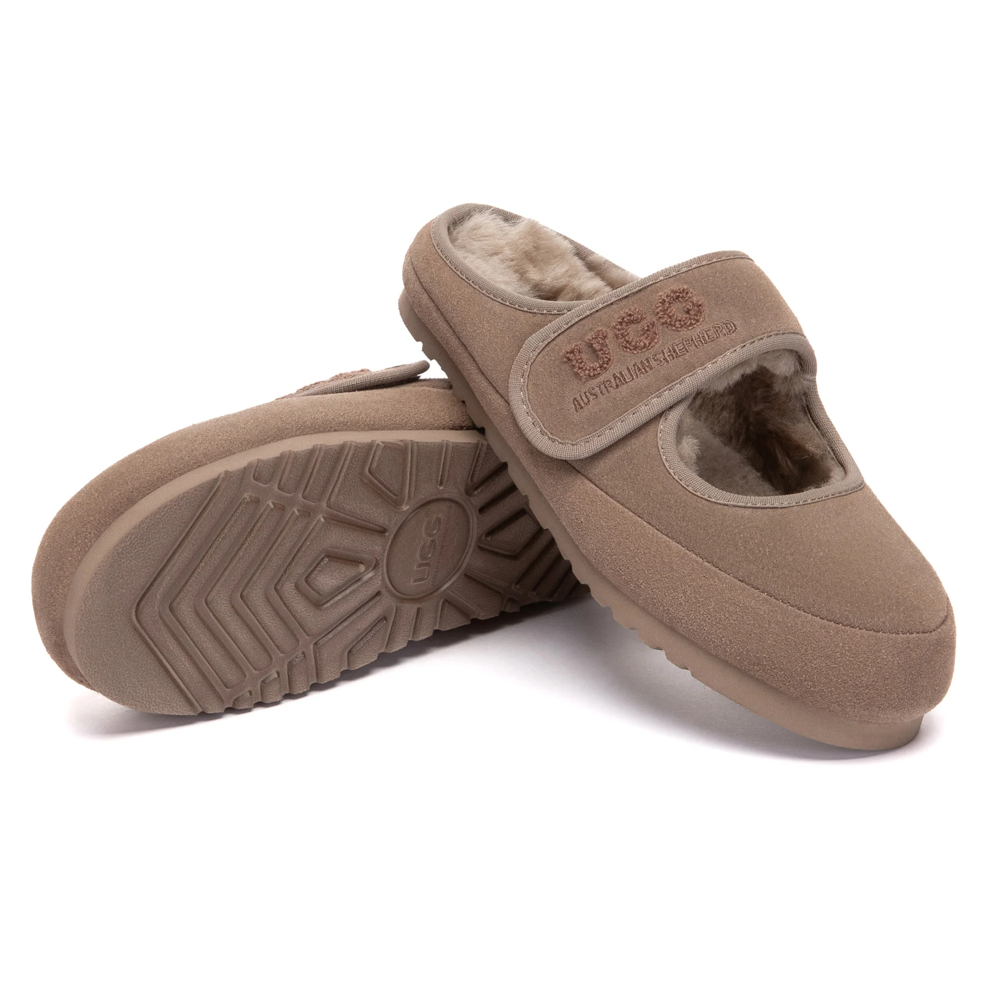Adjustable Strap Mary Jane UGG Slippers - Image 25