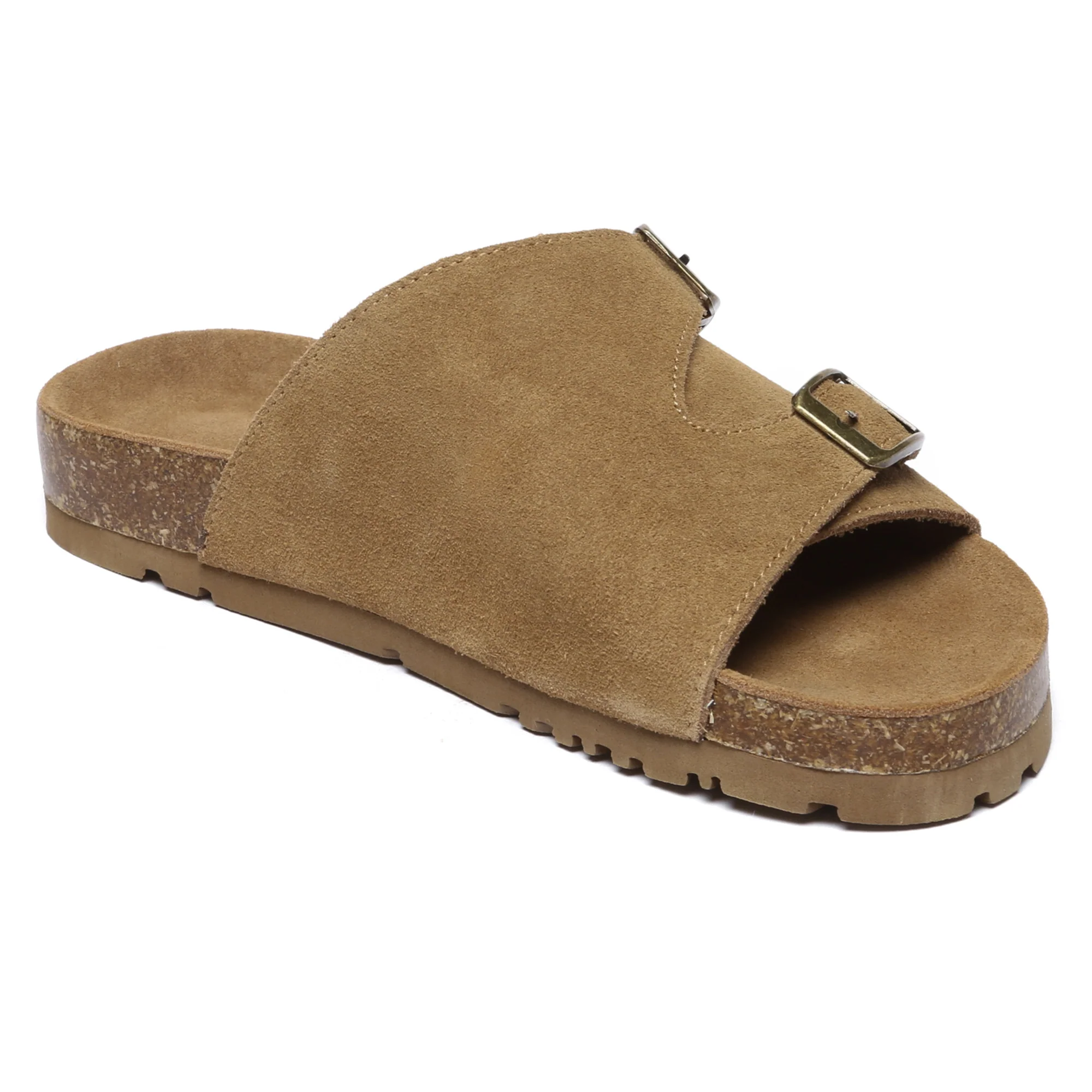 Alexis Suede Birkie Slides - Image 3