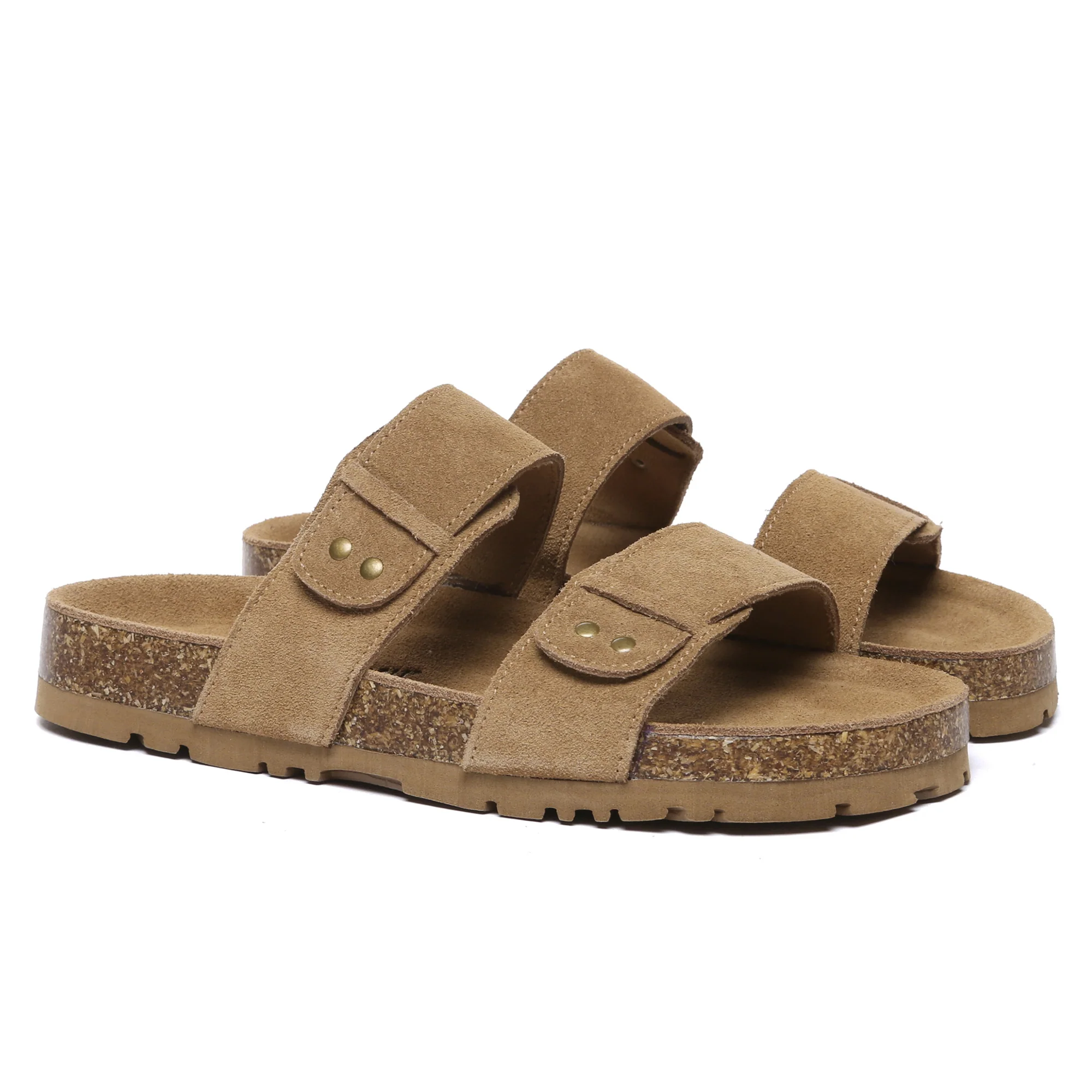 Aurelia Birkie Suede Slides - Image 4