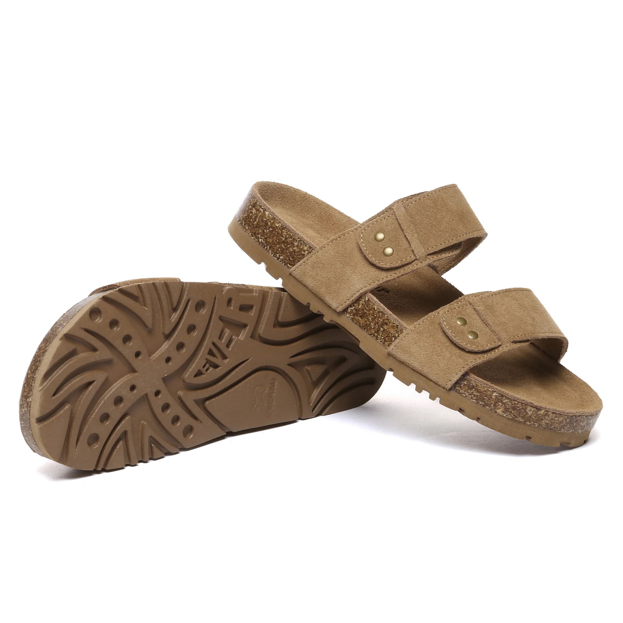 Aurelia Birkie Suede Slides - Image 5