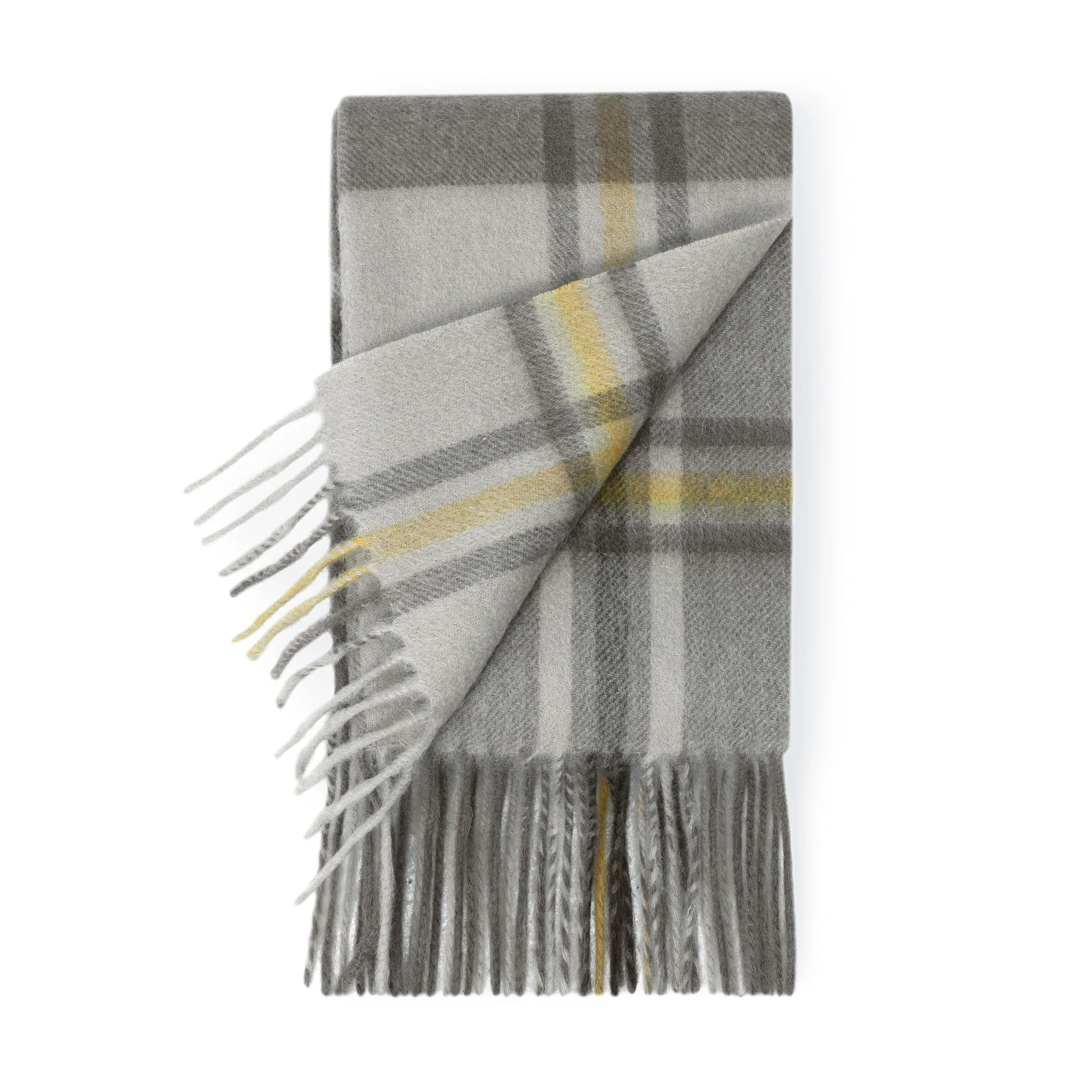 Australian Merino Wool Check Scarf - Image 11