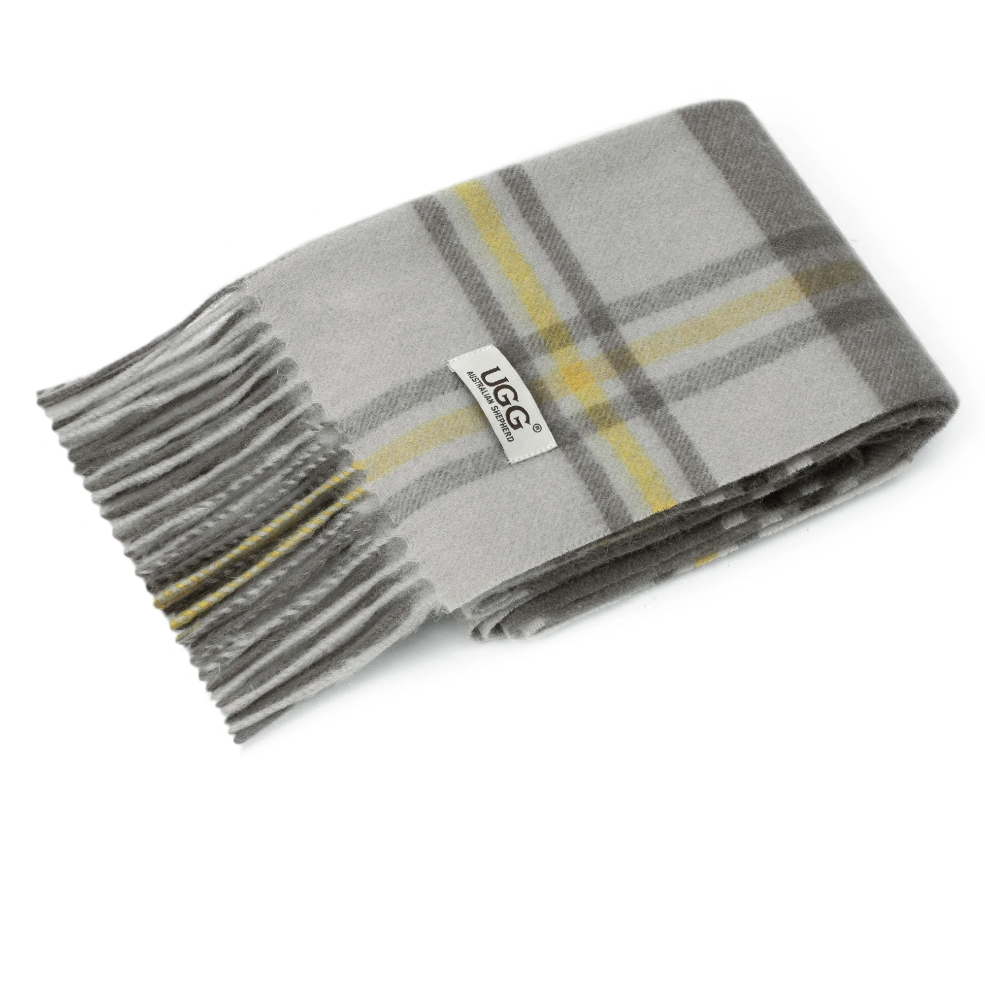 Australian Merino Wool Check Scarf - Image 12