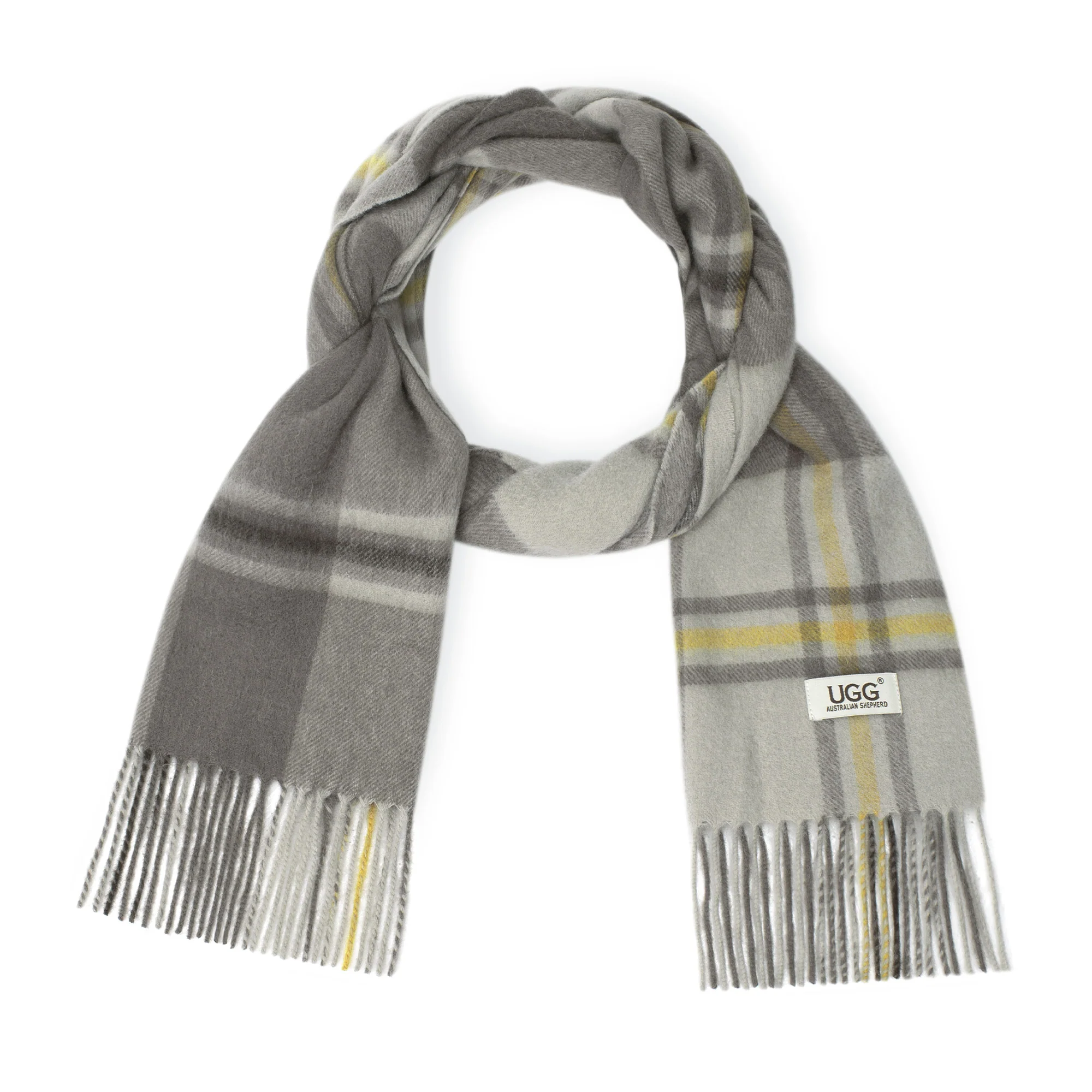 Australian Merino Wool Check Scarf - Image 14