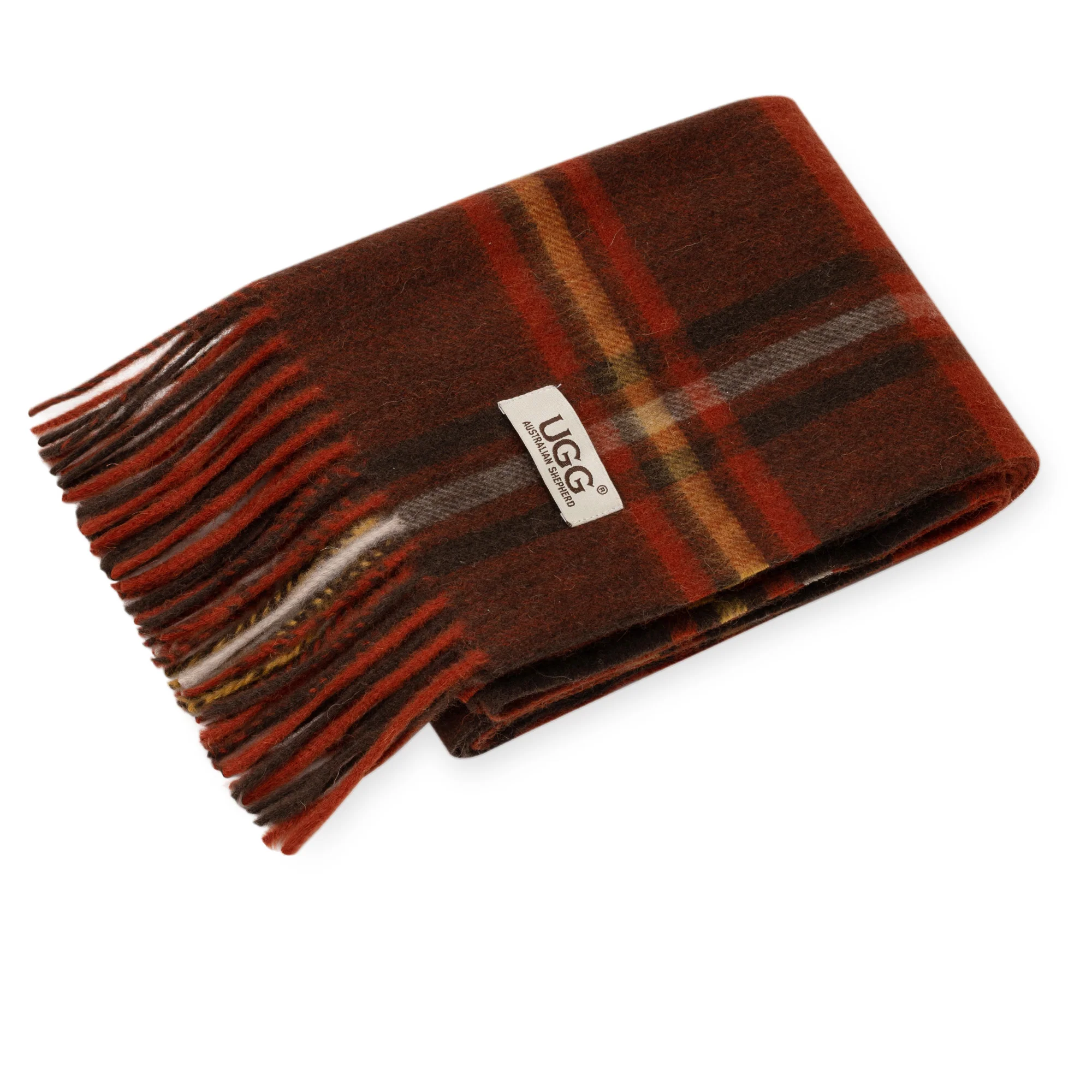 Australian Merino Wool Check Scarf - Image 17