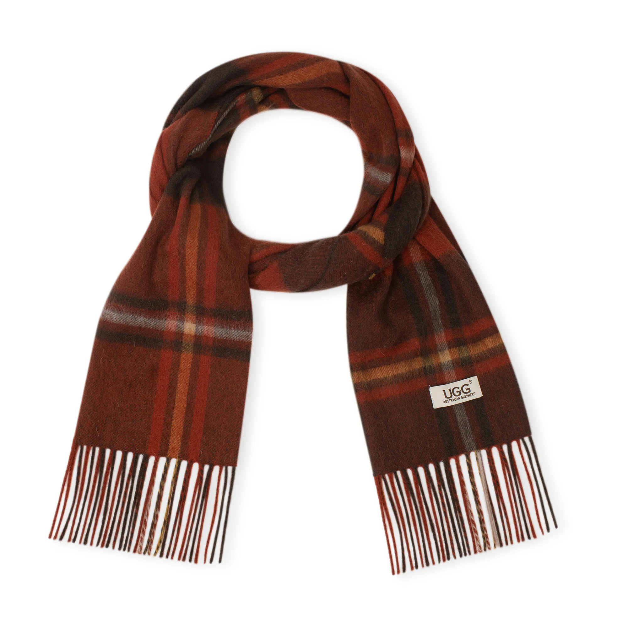Australian Merino Wool Check Scarf - Image 19