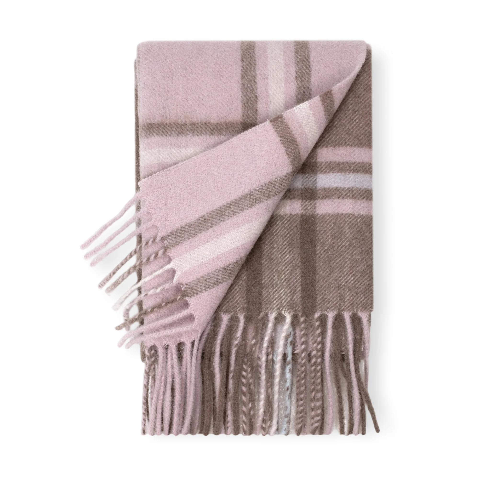 Australian Merino Wool Check Scarf - Image 21