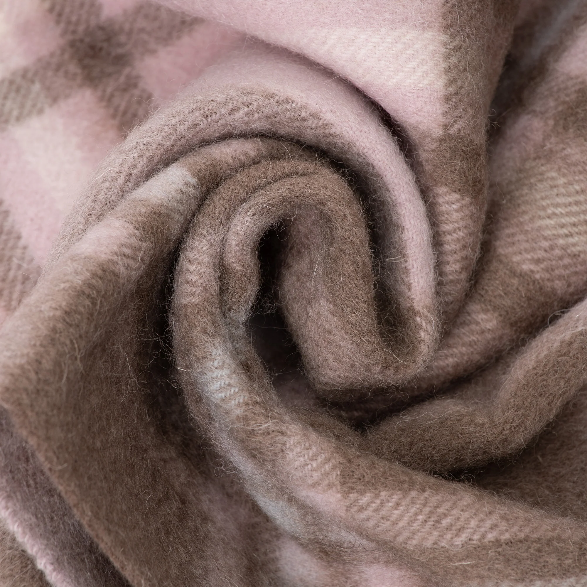 Australian Merino Wool Check Scarf - Image 25