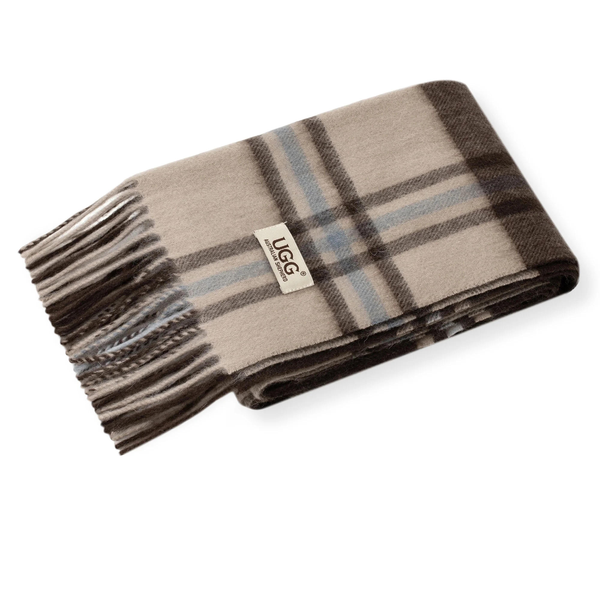 Australian Merino Wool Check Scarf - Image 27