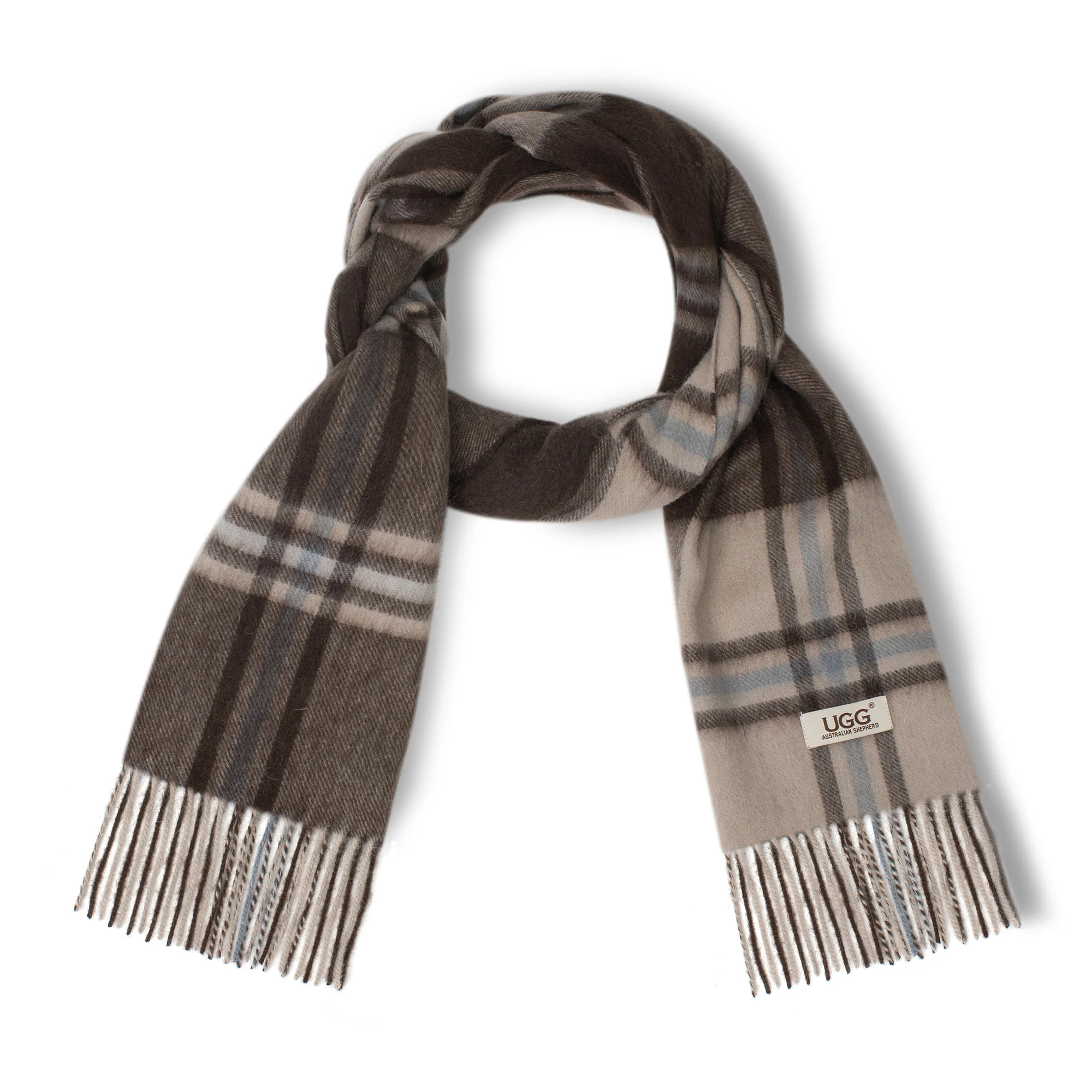 Australian Merino Wool Check Scarf - Image 29