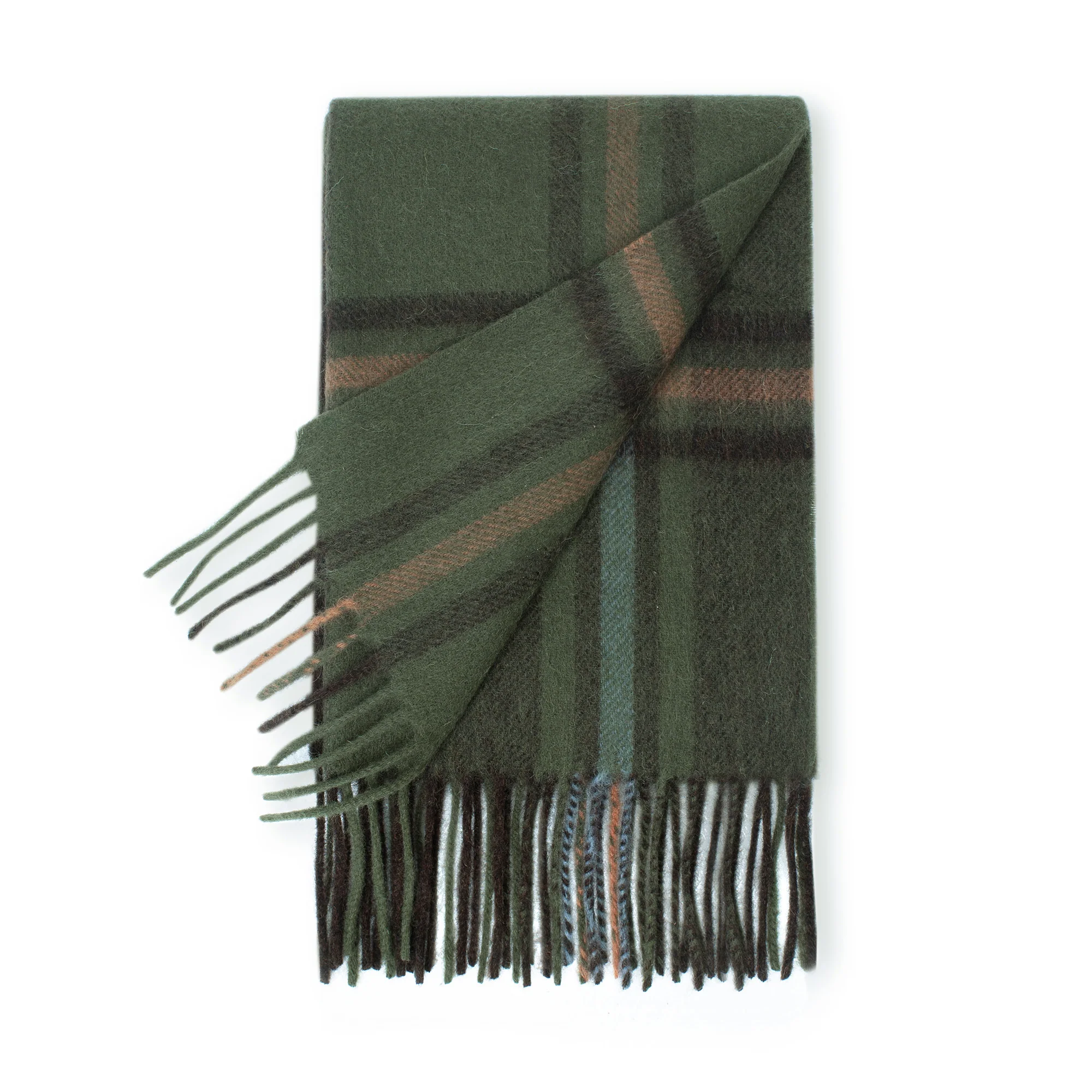 Australian Merino Wool Check Scarf - Image 31