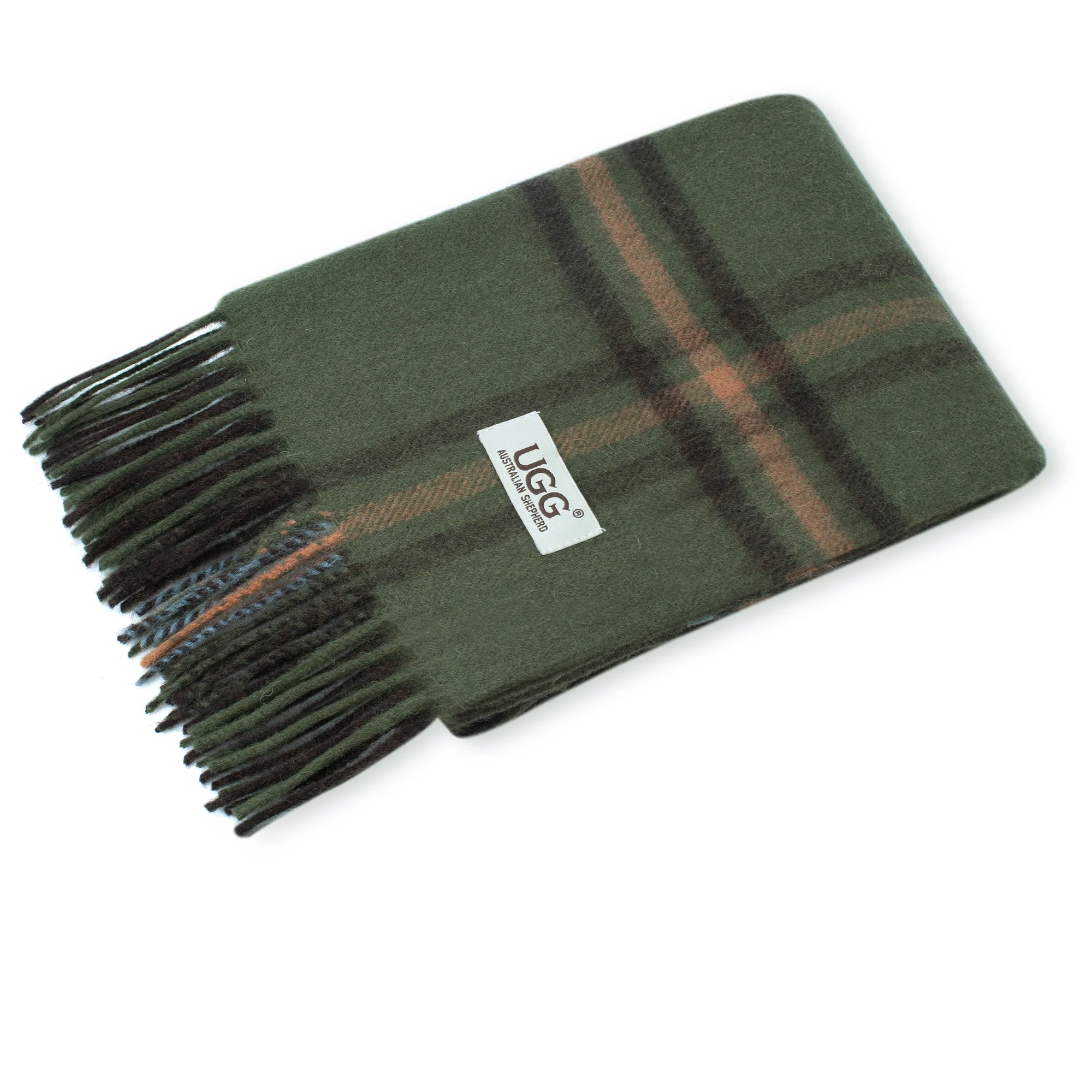 Australian Merino Wool Check Scarf - Image 32