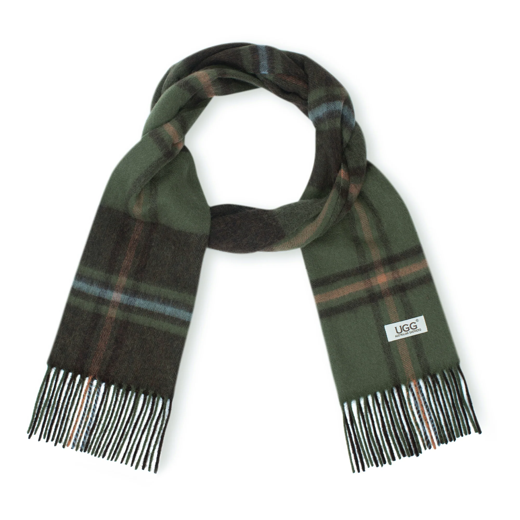 Australian Merino Wool Check Scarf - Image 34