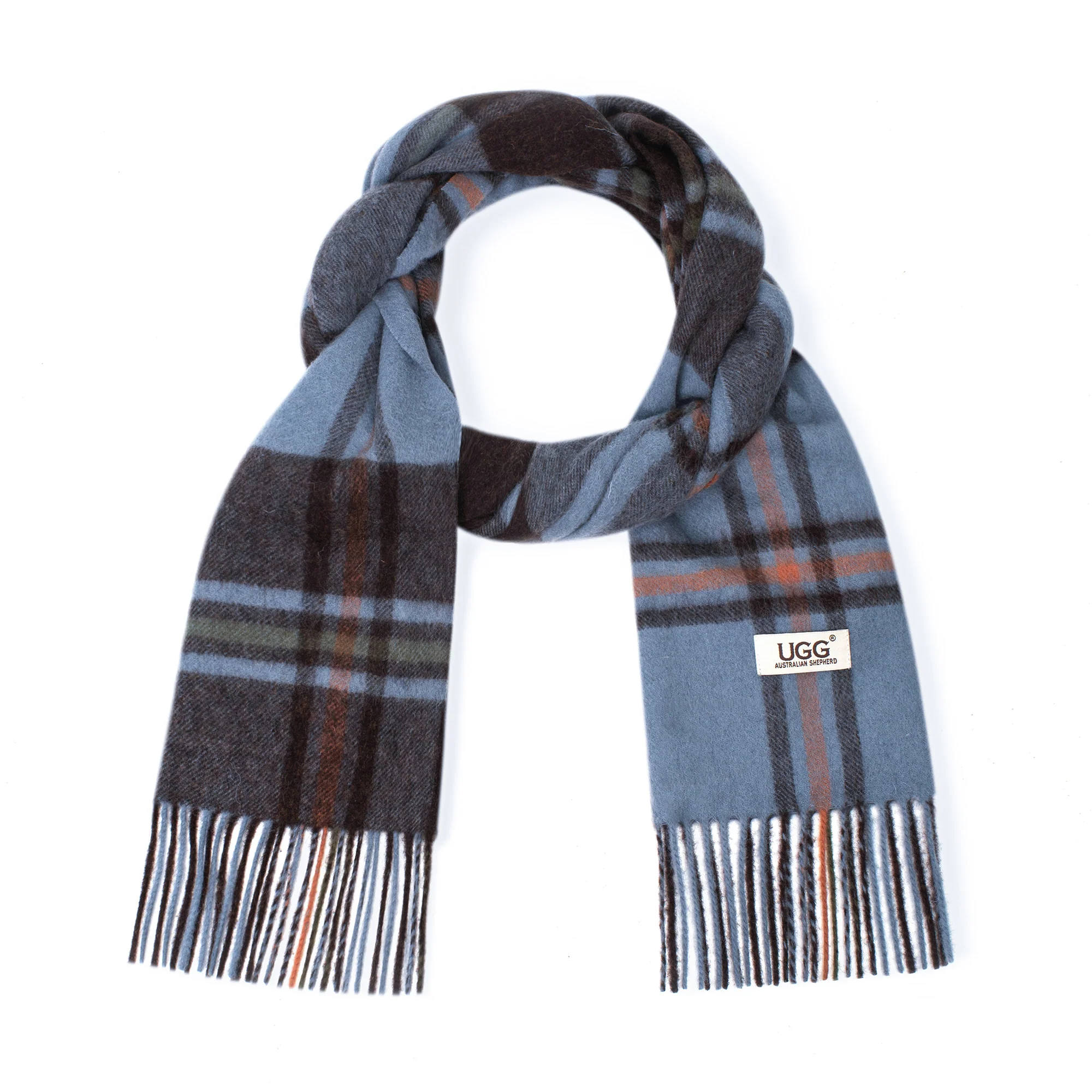 Australian Merino Wool Check Scarf - Image 39