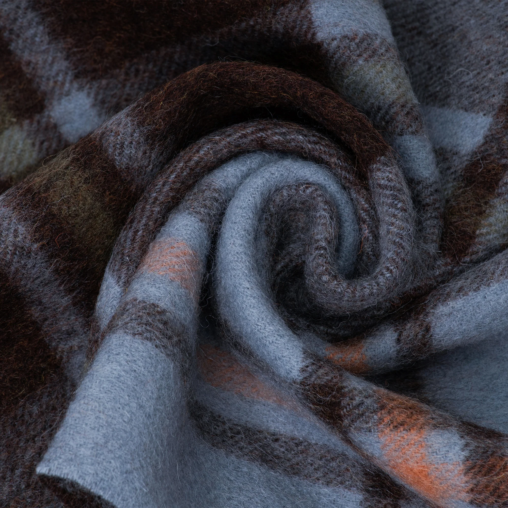 Australian Merino Wool Check Scarf - Image 40