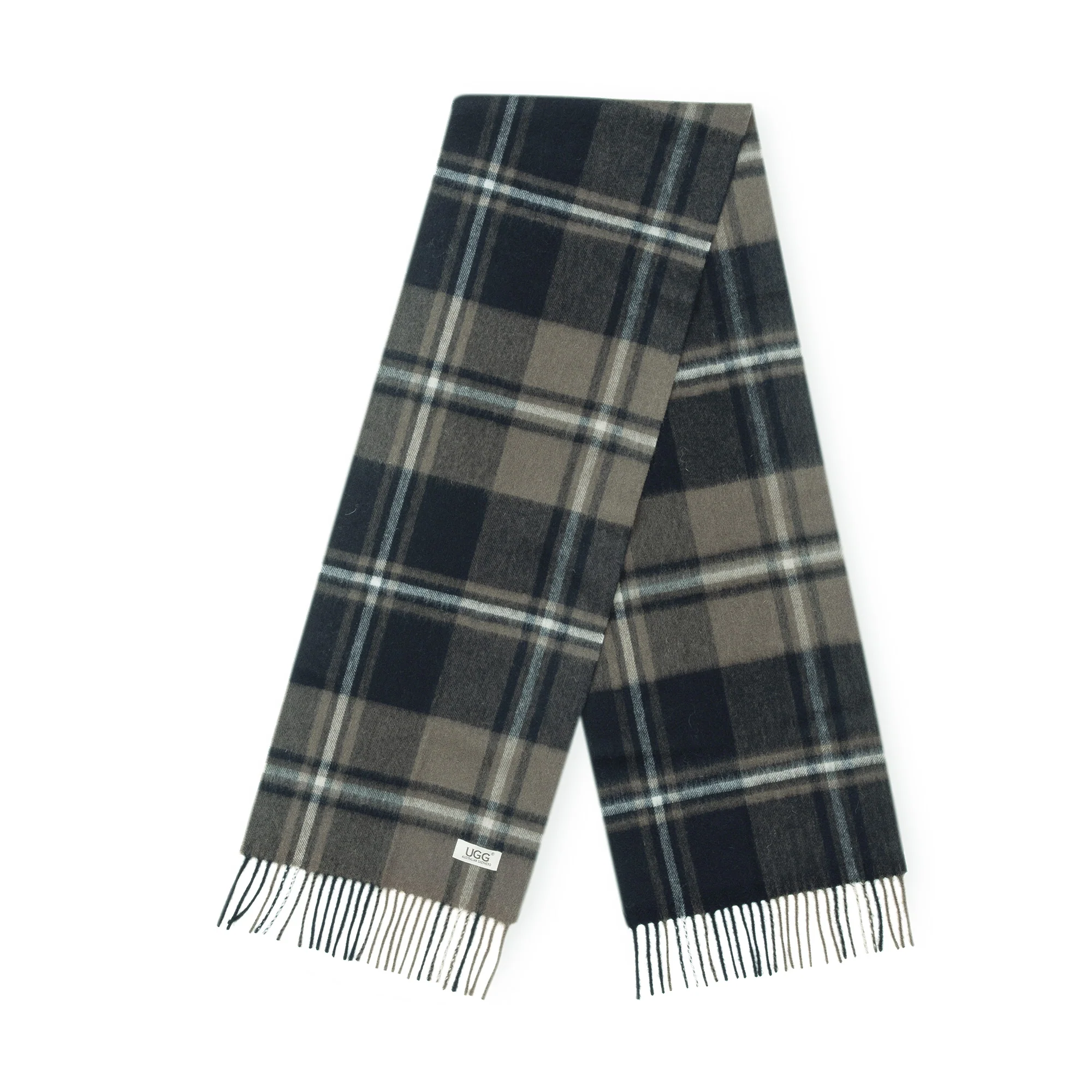 Australian Merino Wool Check Scarf - Image 8