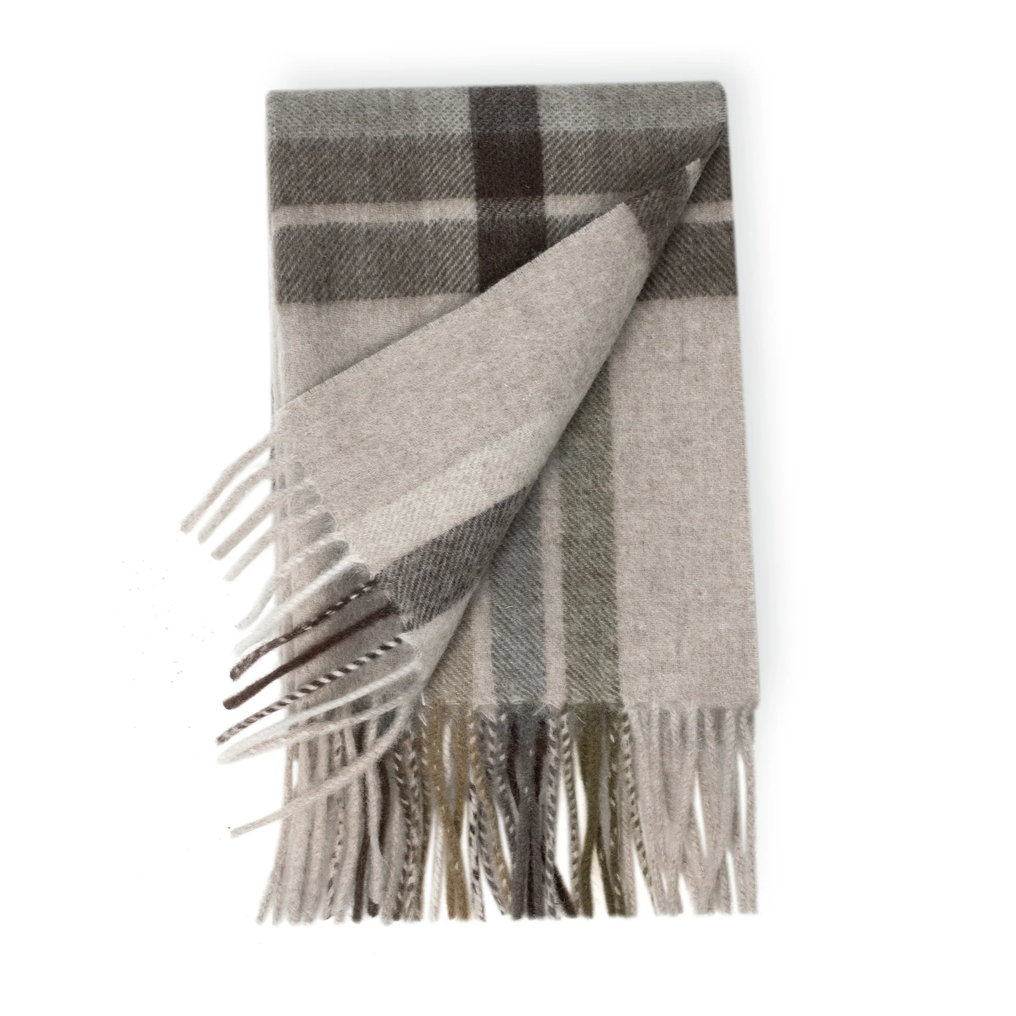 Australian Merino Wool Check Scarf II - Image 36
