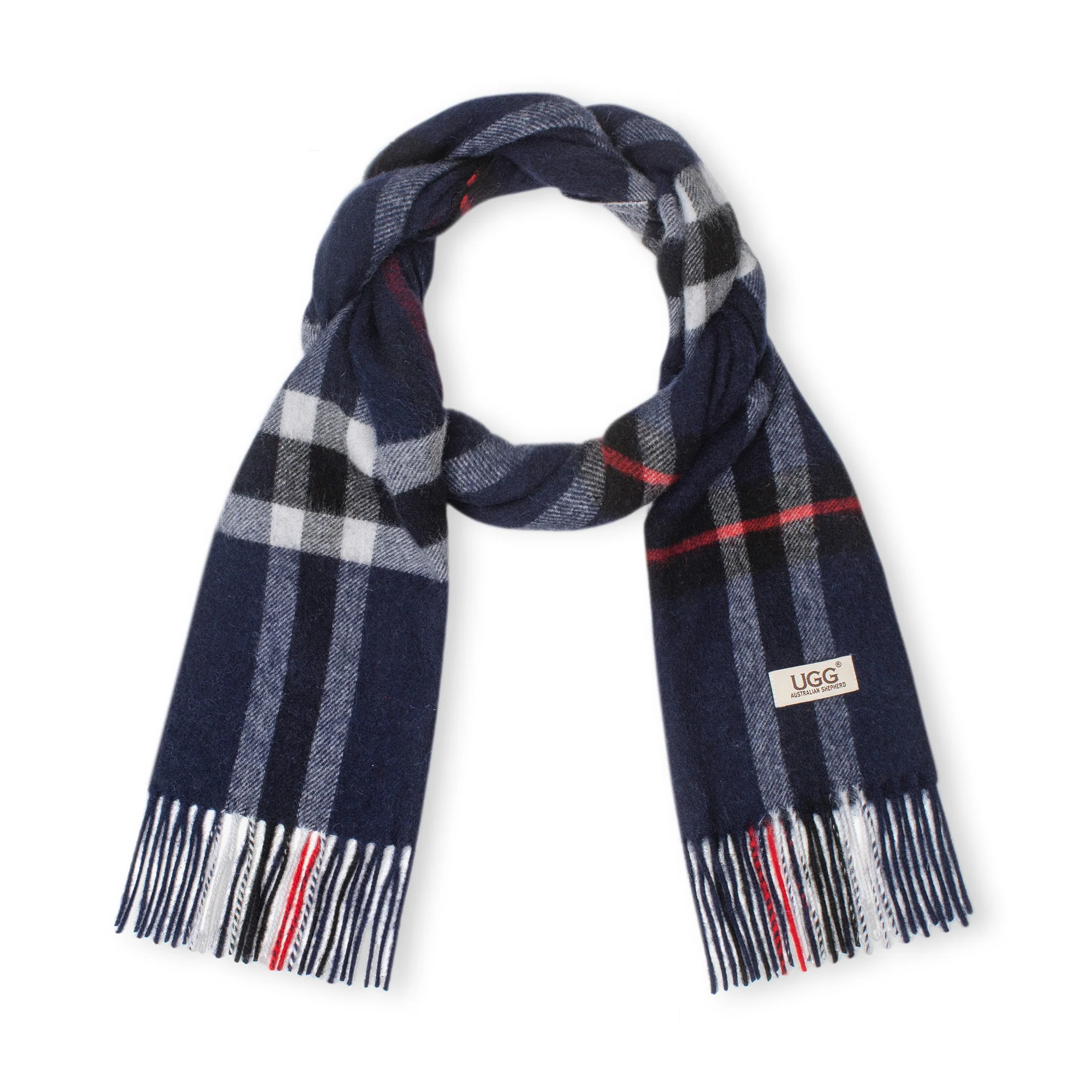 Australian Merino Wool Check Scarf II - Image 4