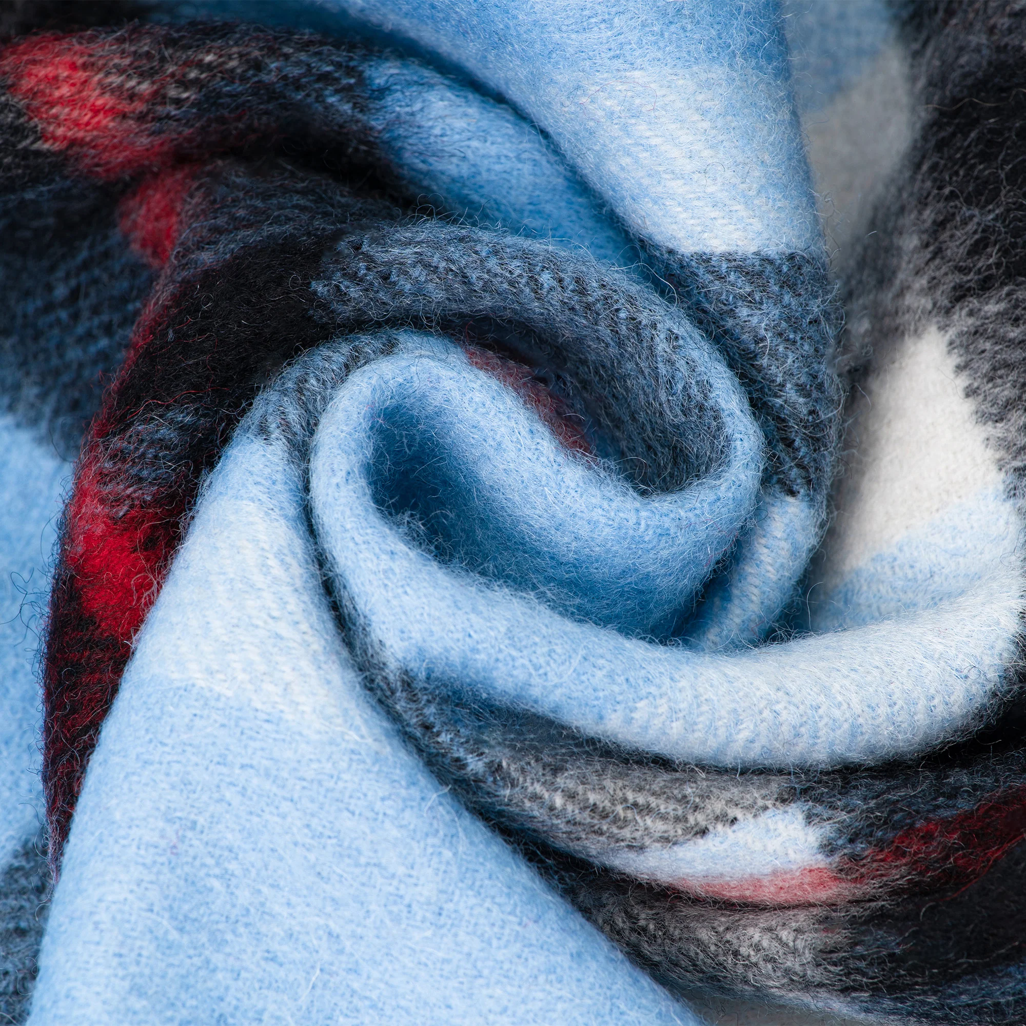 Australian Merino Wool Check Scarf II - Image 55