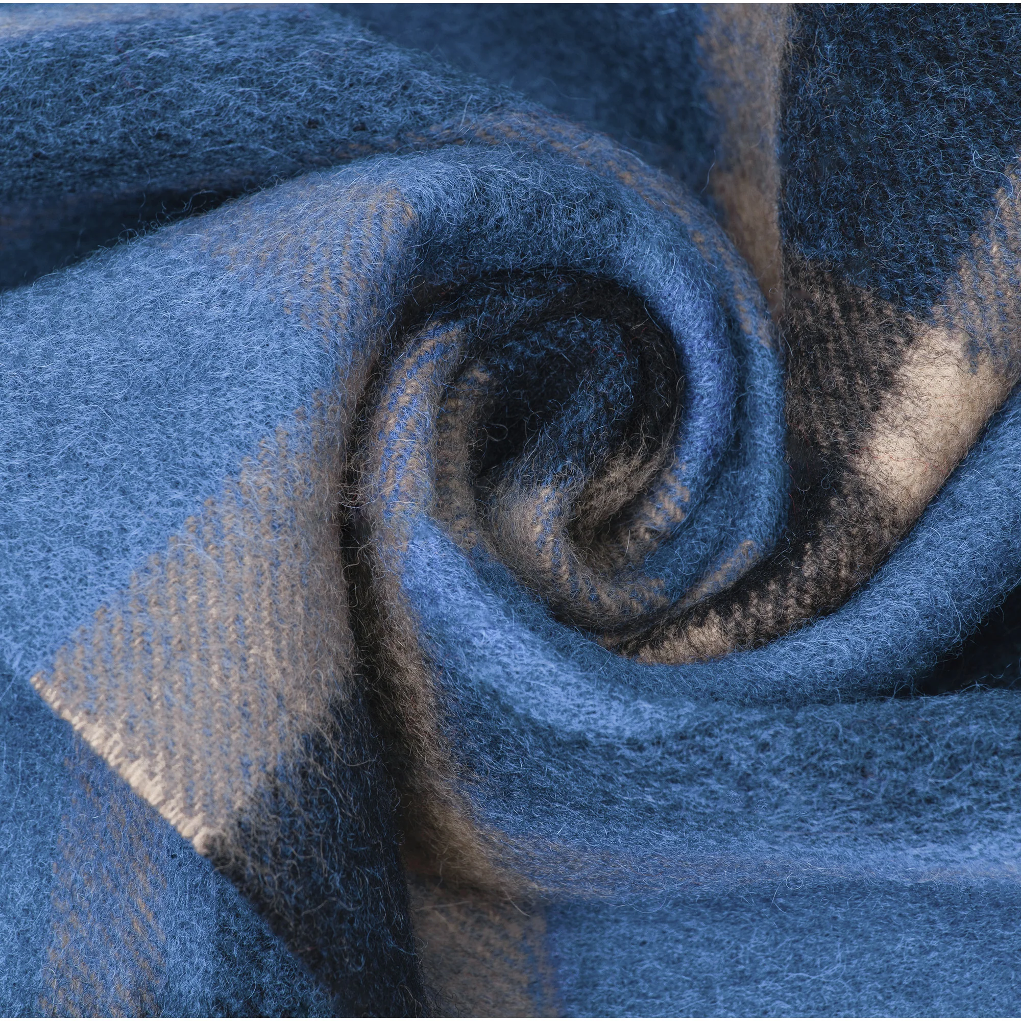 Australian Merino Wool Check Scarf II - Image 60