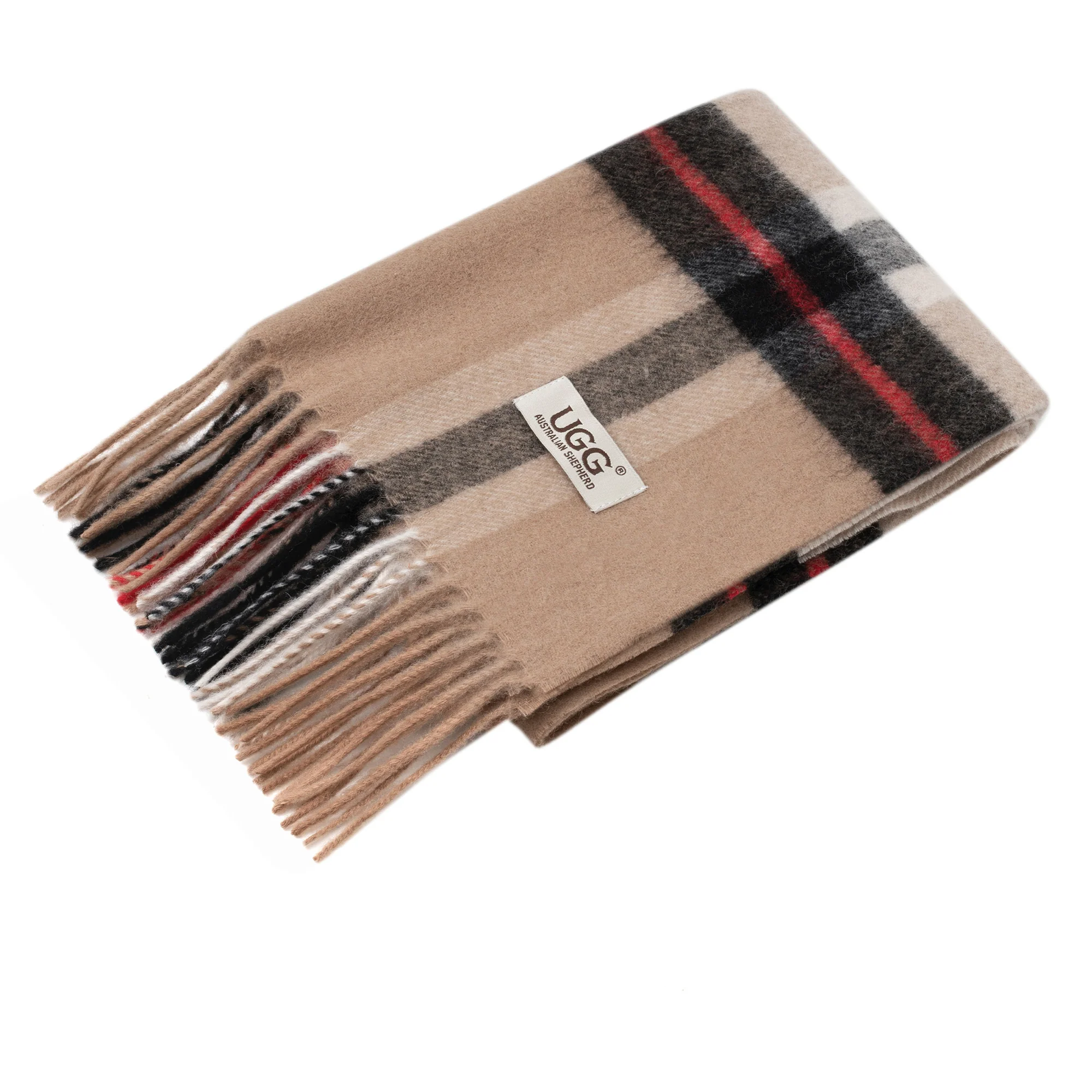 Australian Merino Wool Check Scarf II - Image 7