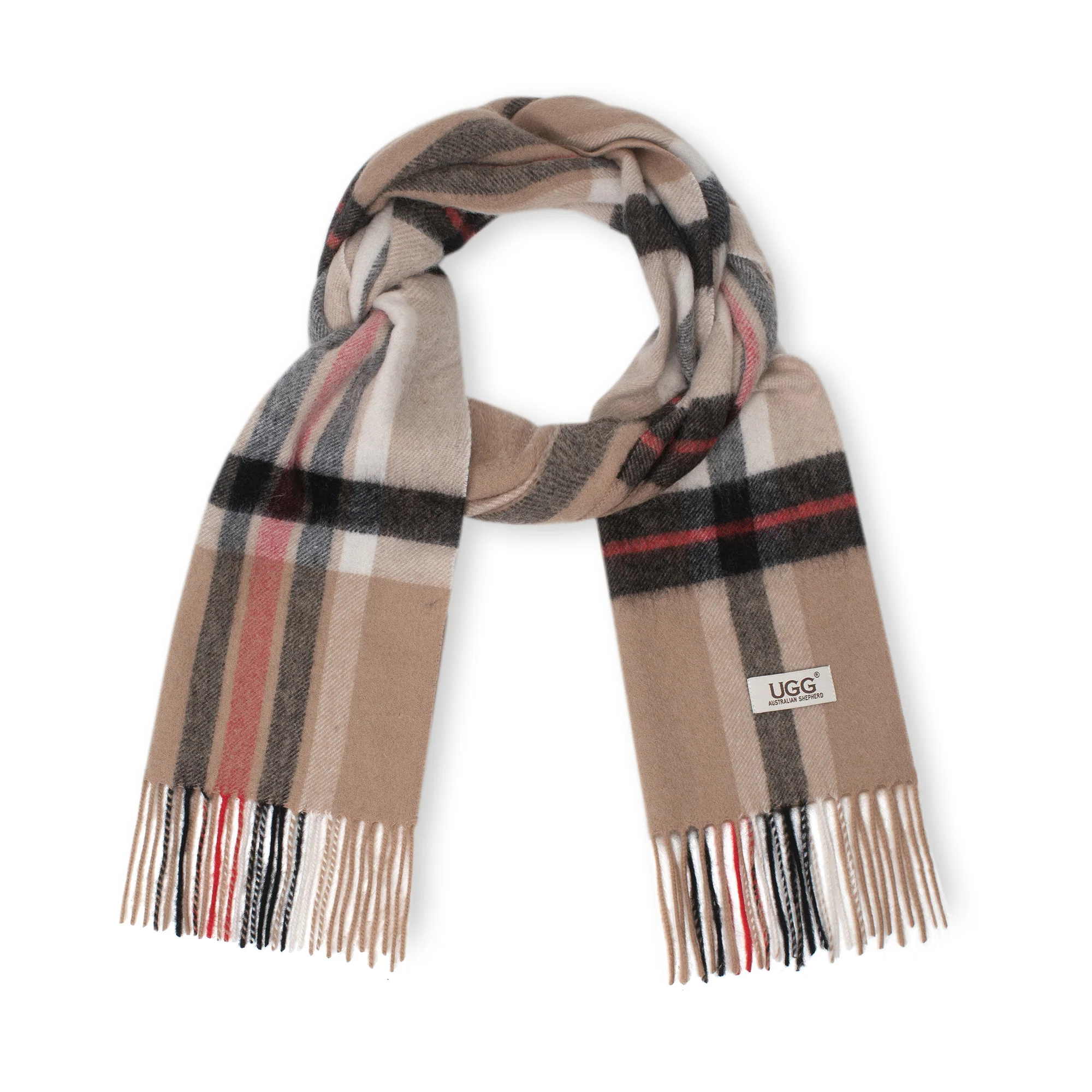 Australian Merino Wool Check Scarf II - Image 9