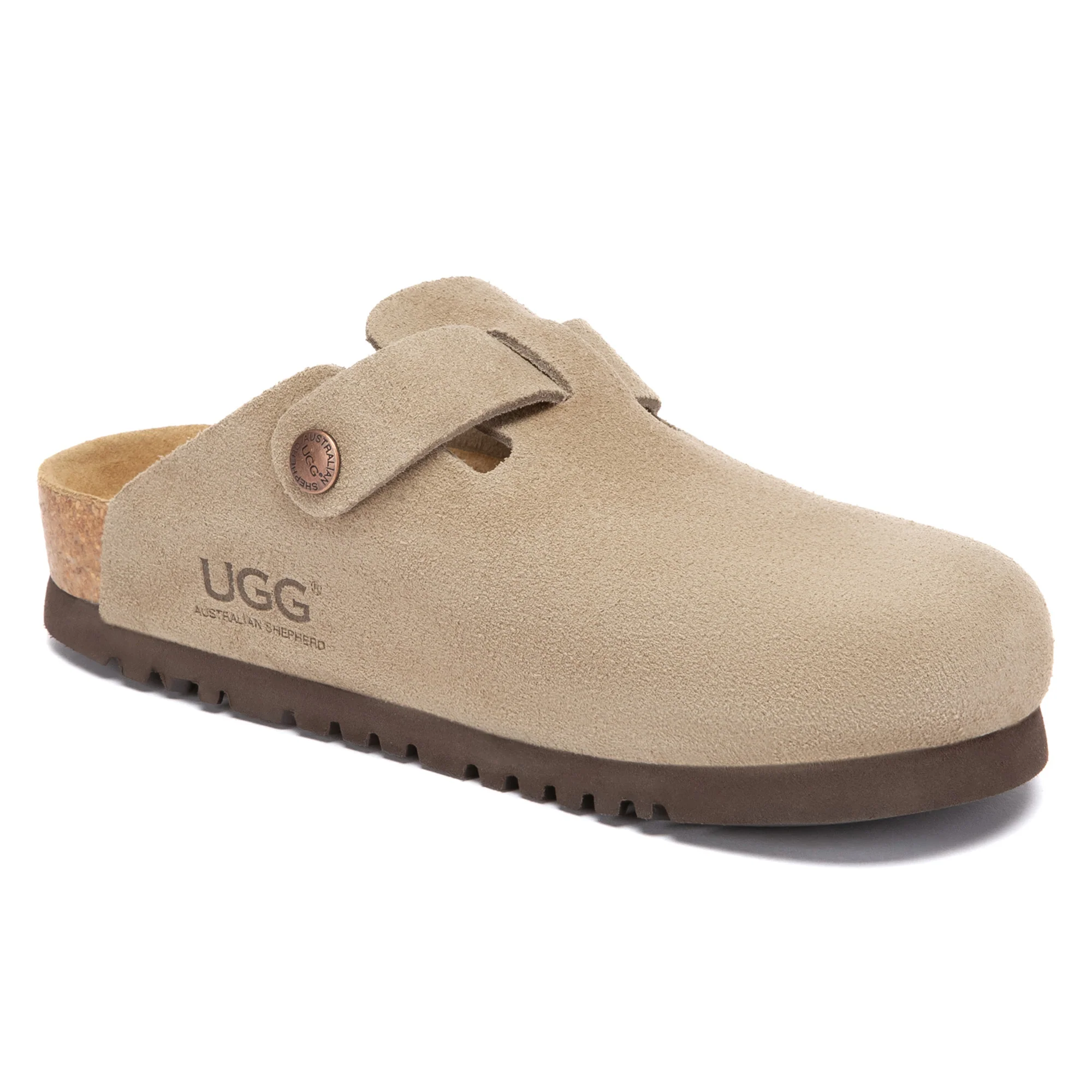 Birkie Suede Buckle Clogs - Image 17