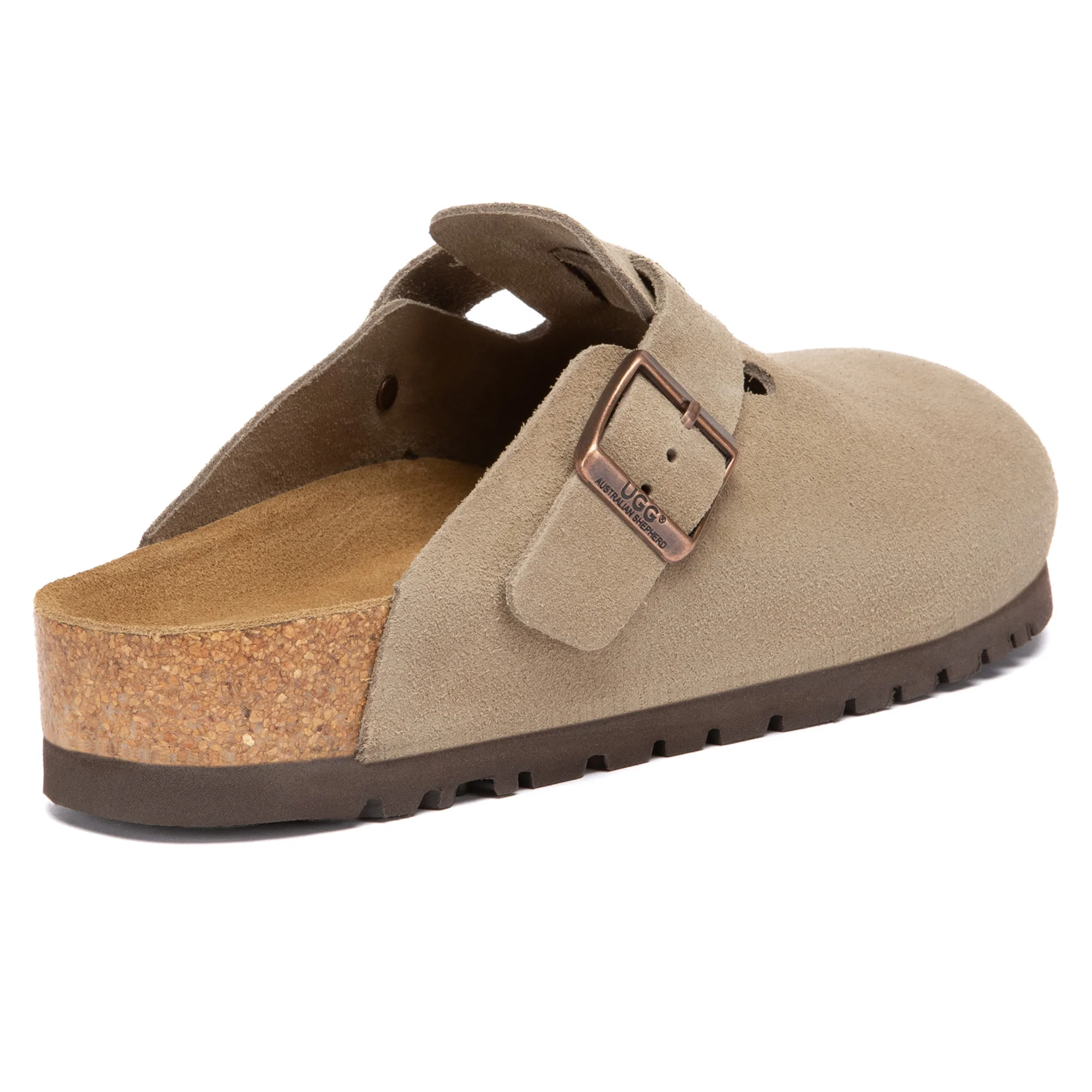 Birkie Suede Buckle Clogs - Image 18