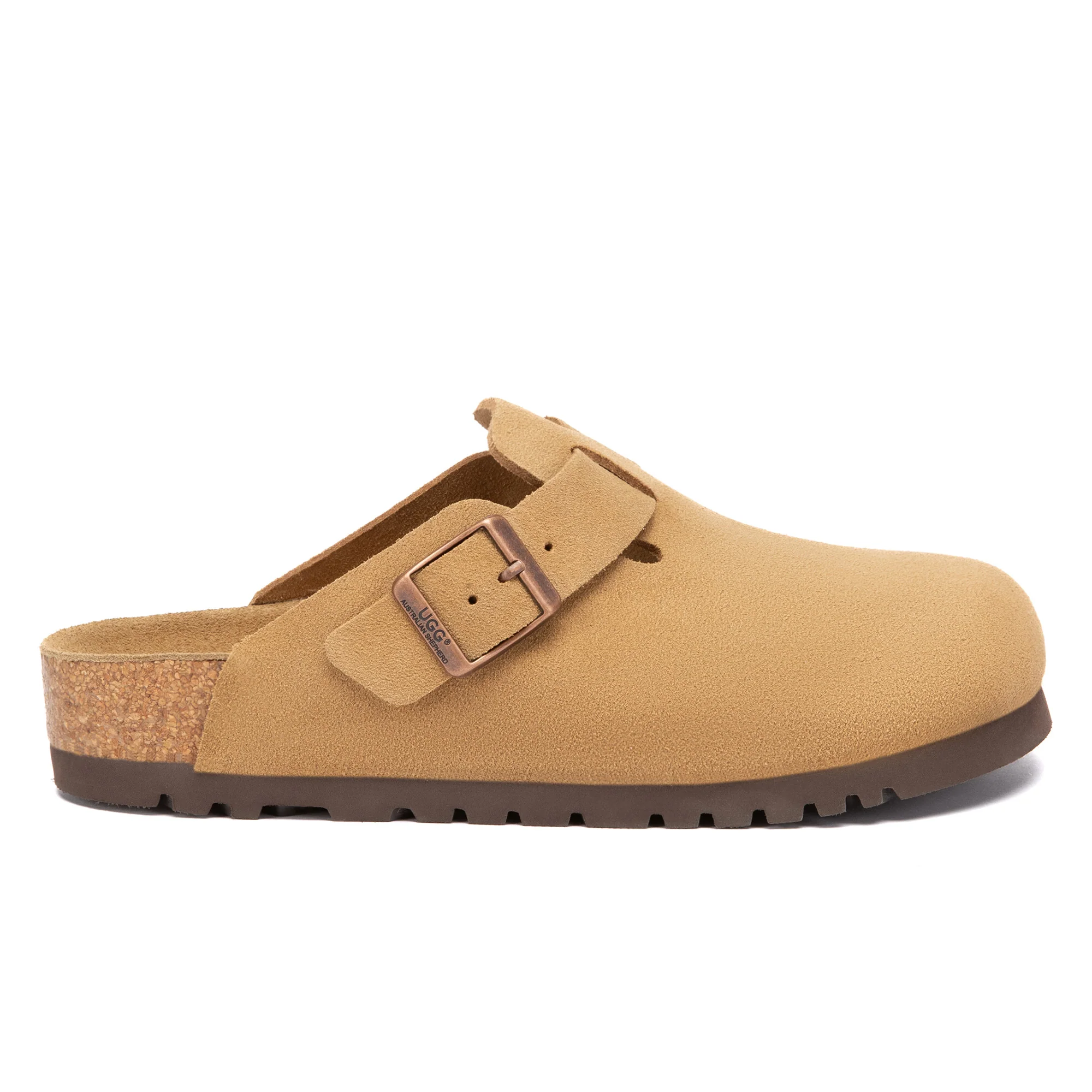 Birkie Suede Buckle Clogs - Image 21