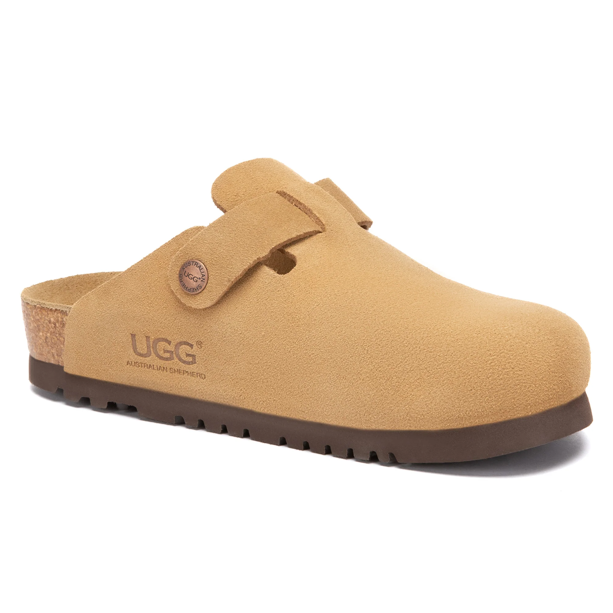 Birkie Suede Buckle Clogs - Image 22