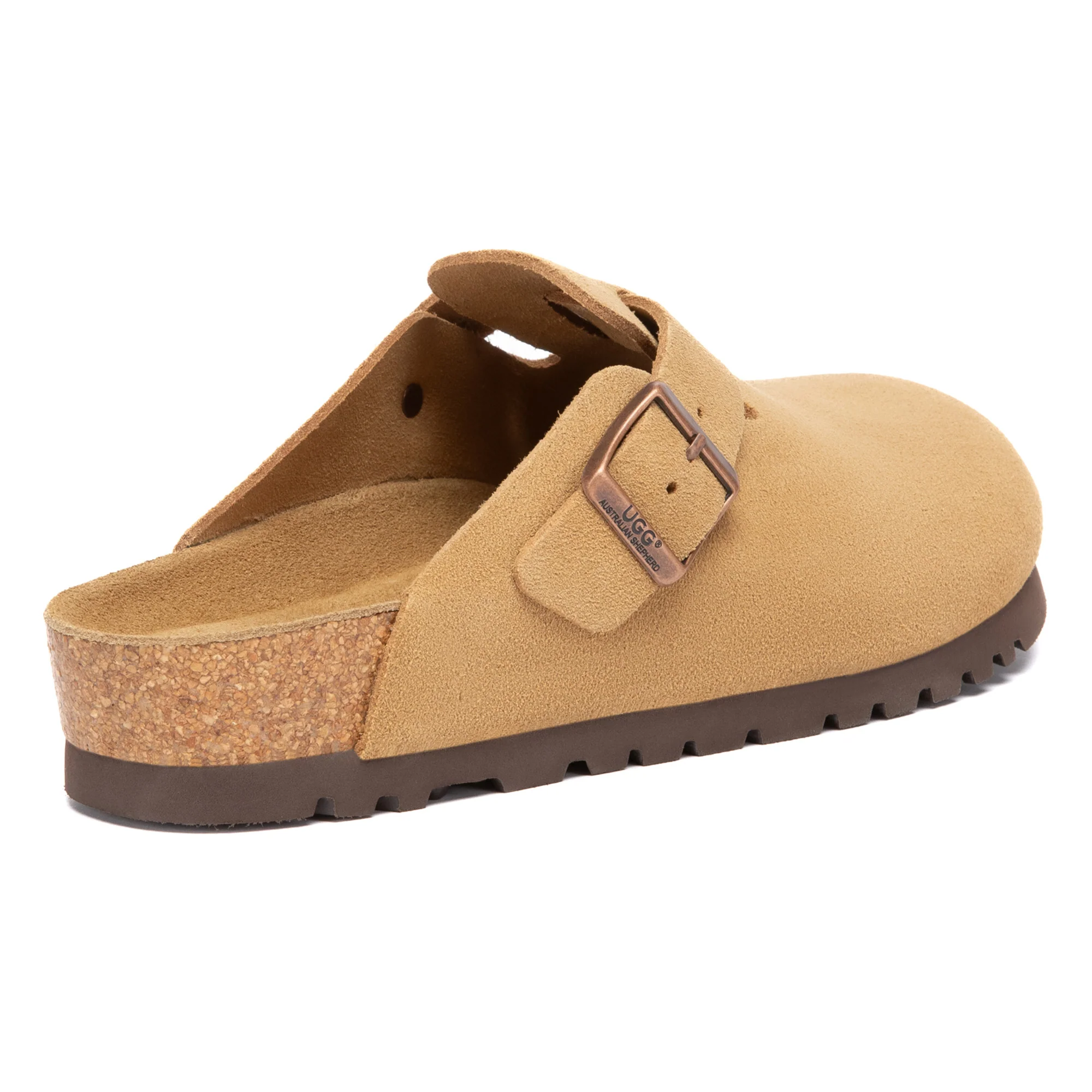 Birkie Suede Buckle Clogs - Image 23