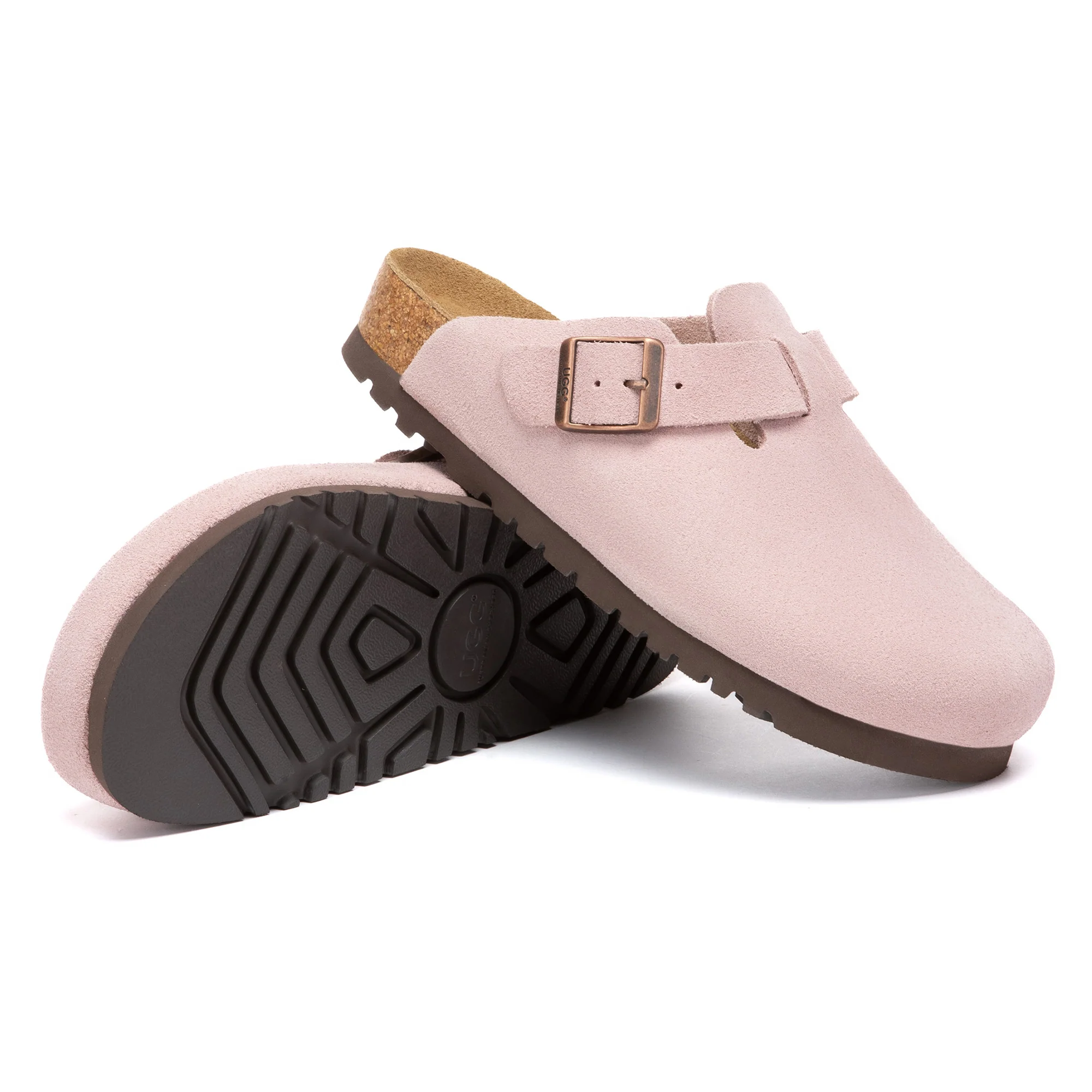 Birkie Suede Buckle Clogs - Image 30