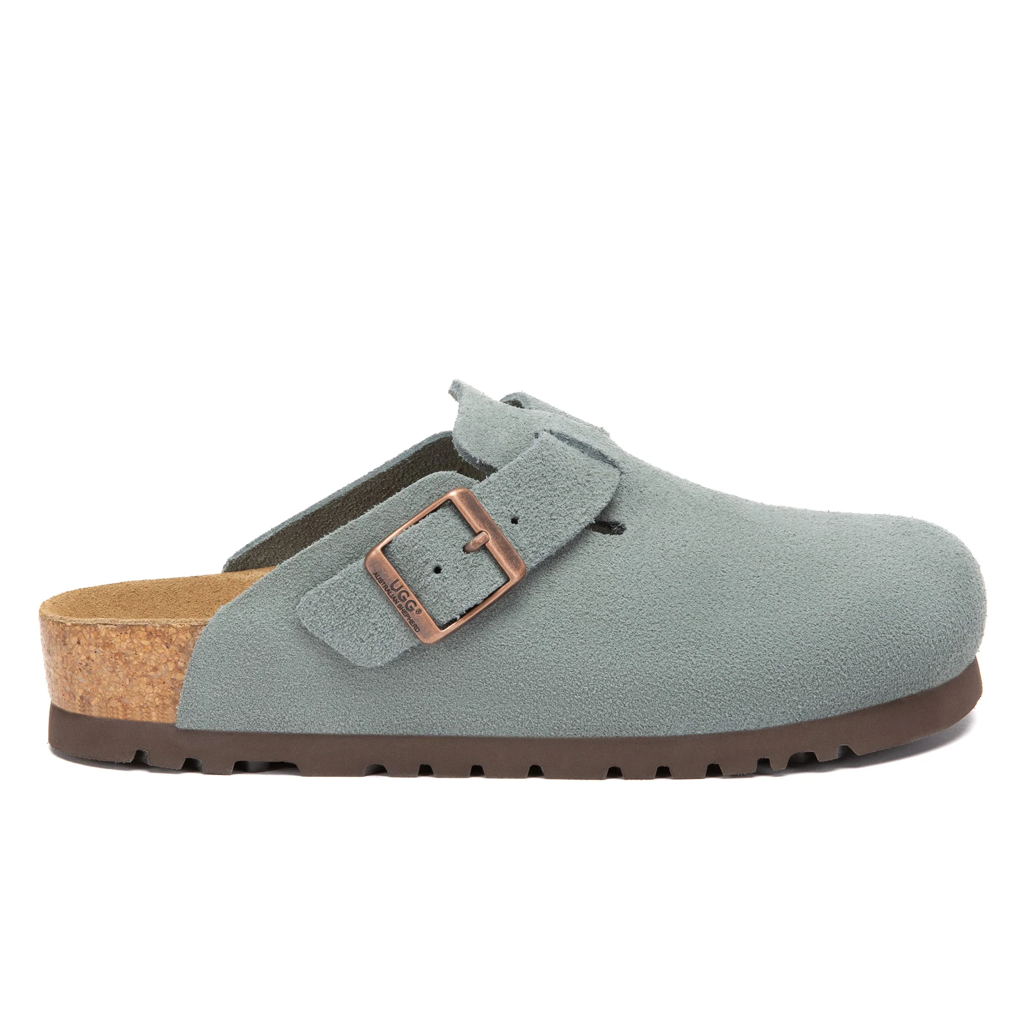 Birkie Suede Buckle Clogs - Image 31