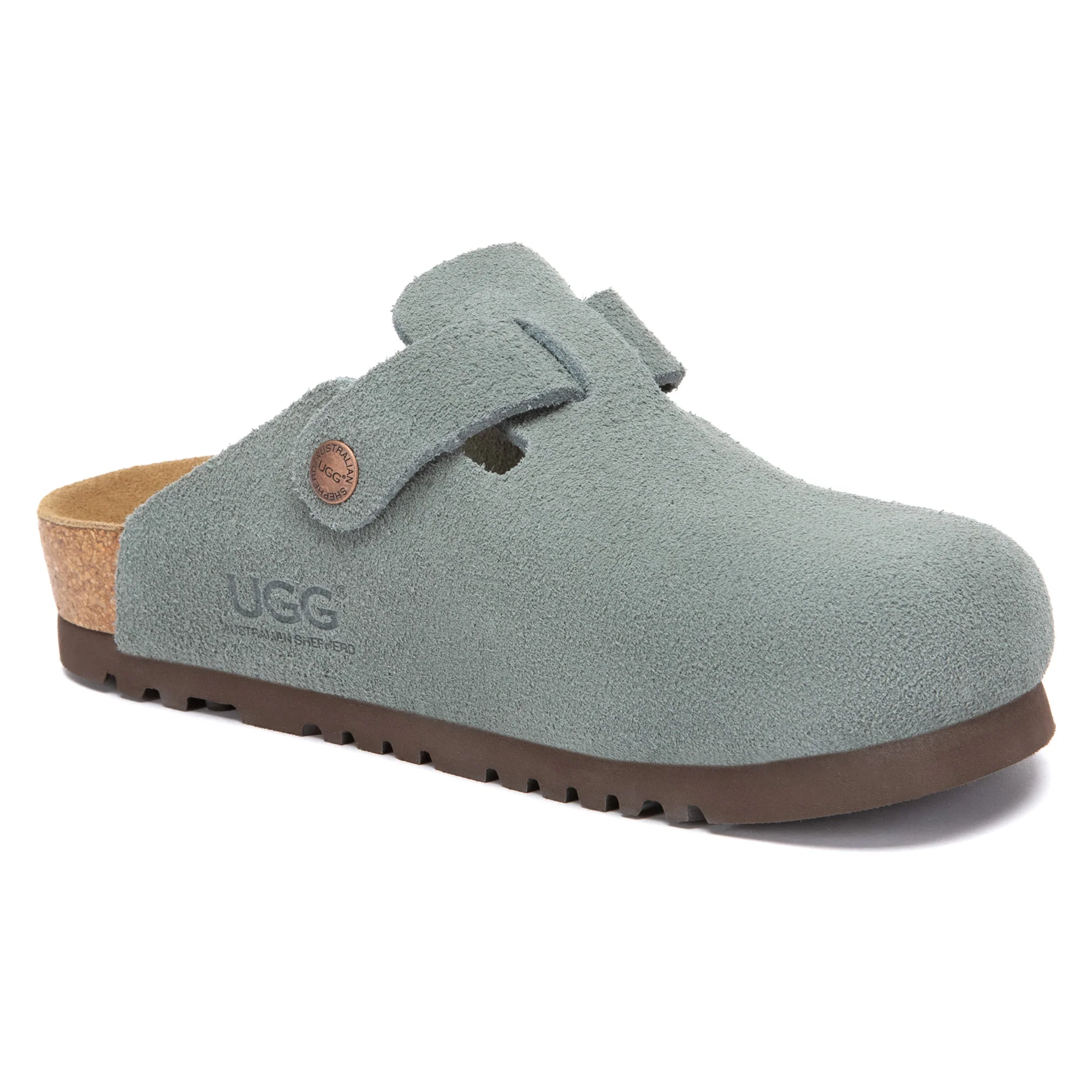 Birkie Suede Buckle Clogs - Image 32