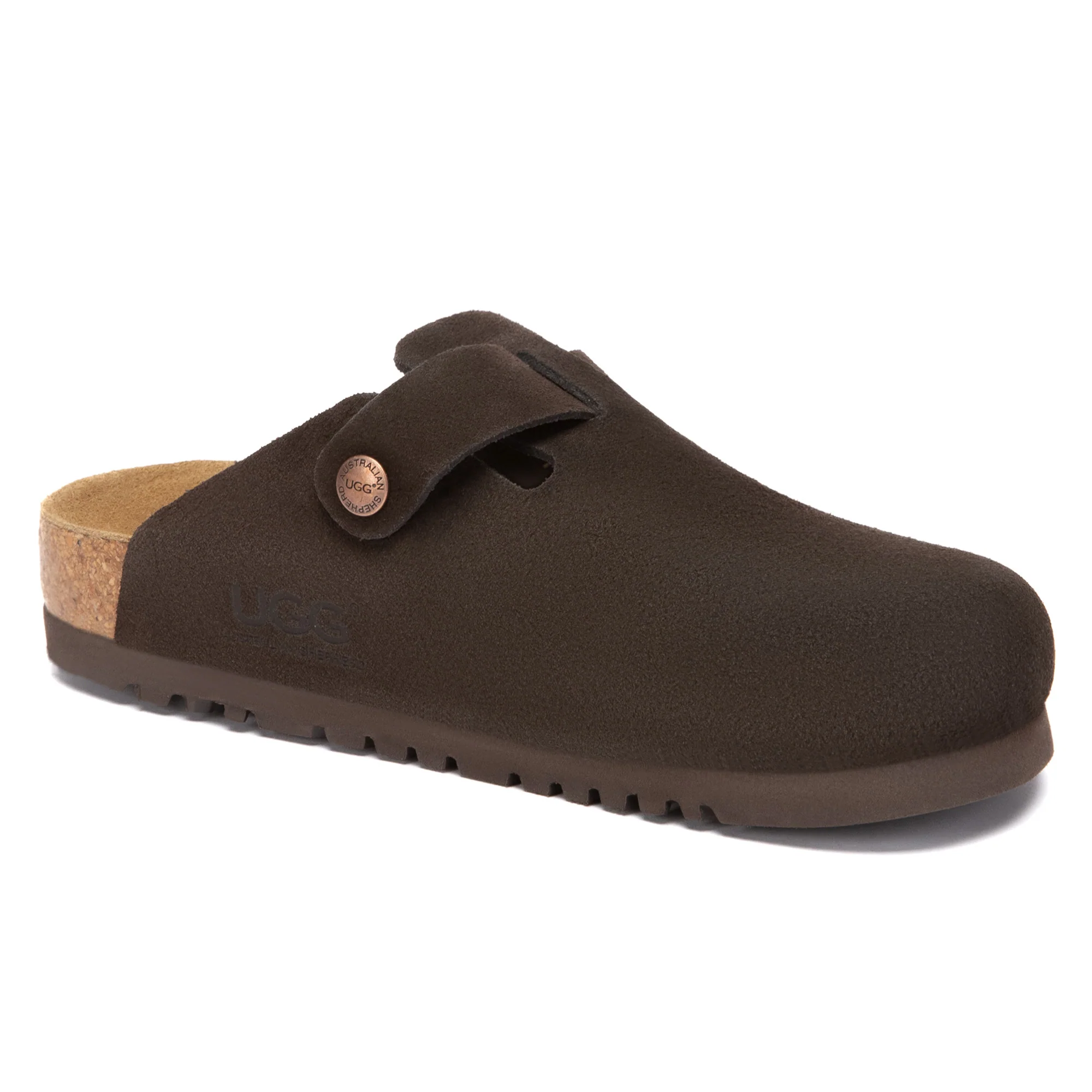 Birkie Suede Buckle Clogs - Image 7