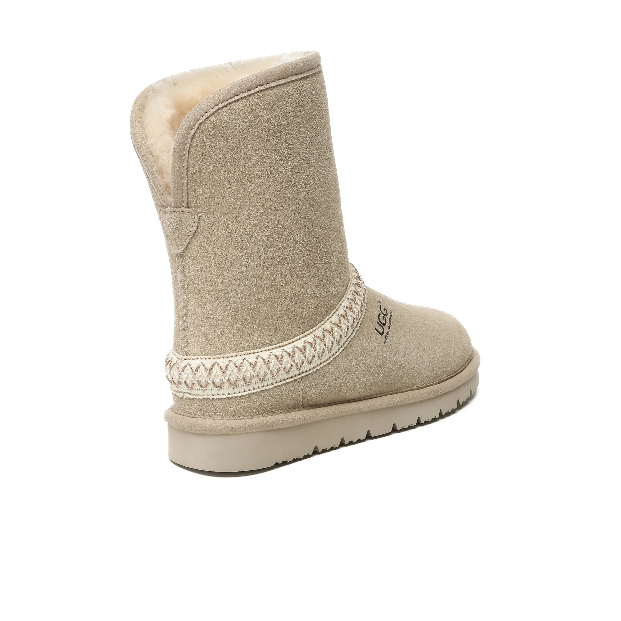 Bohemian Knitted UGG Short Classic Boots - Image 7