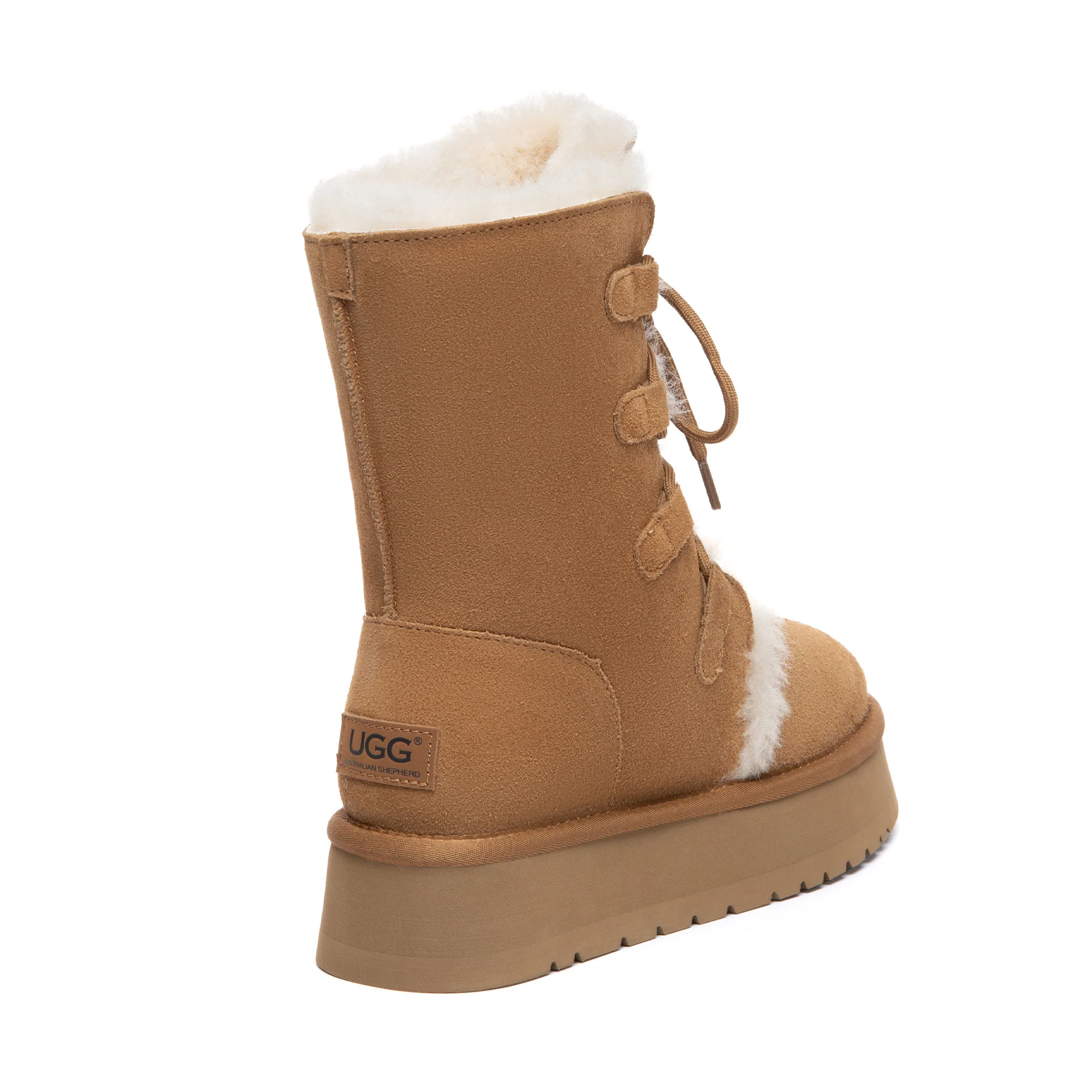 Bruno Lace-Up Tall Platform UGG Boots - Image 3
