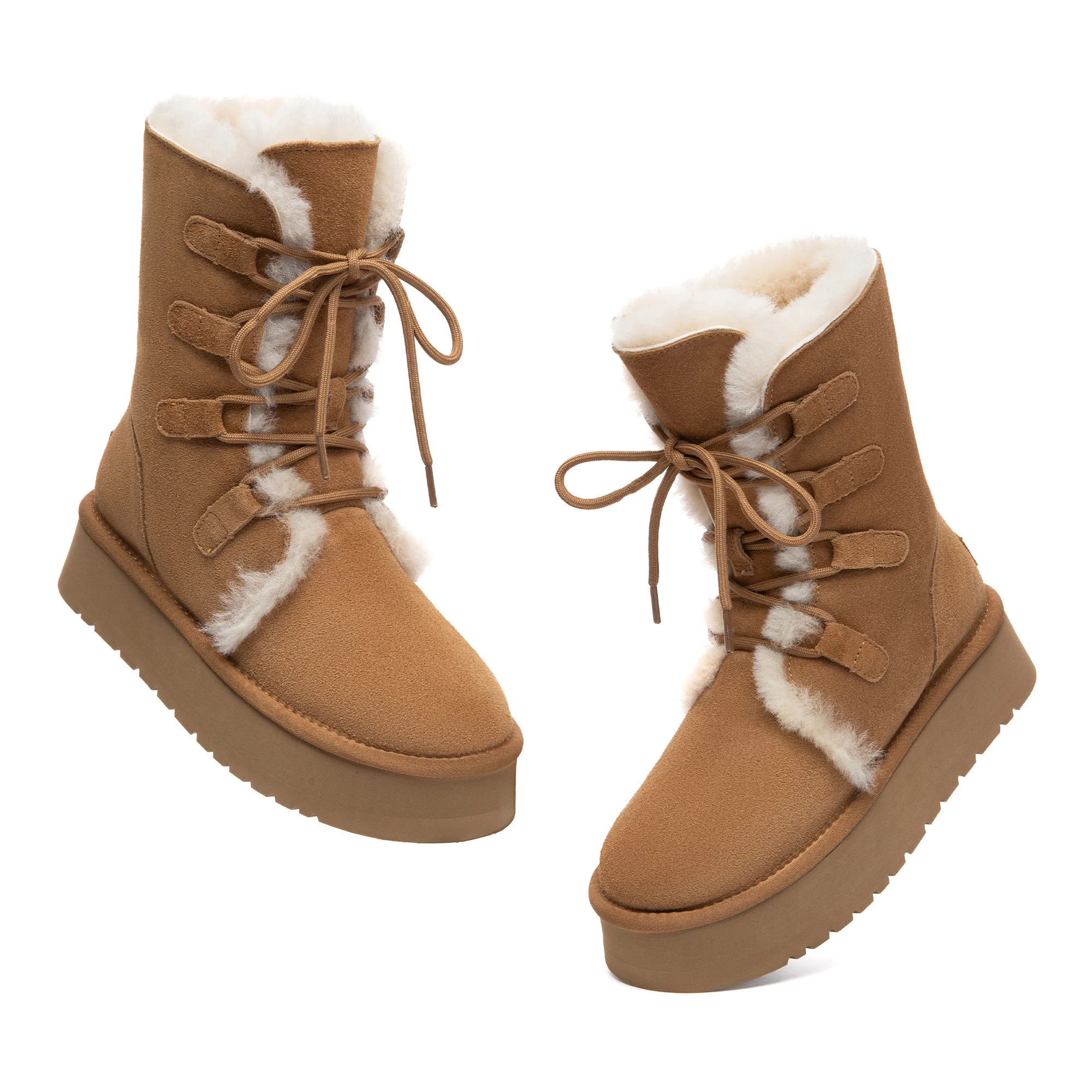 Bruno Lace-Up Tall Platform UGG Boots - Image 4