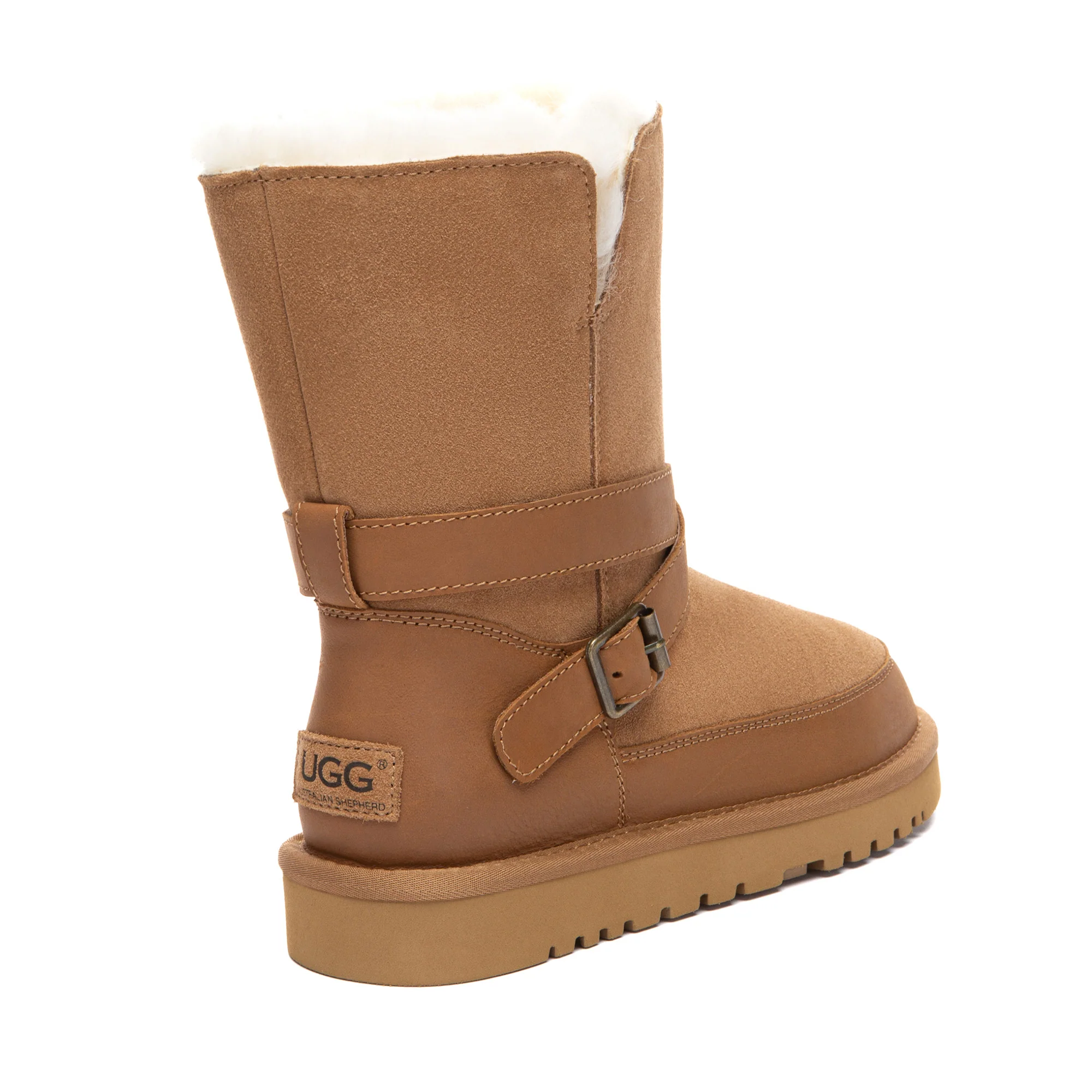 Buckle Strap Classic Short UGG Boots - Image 3