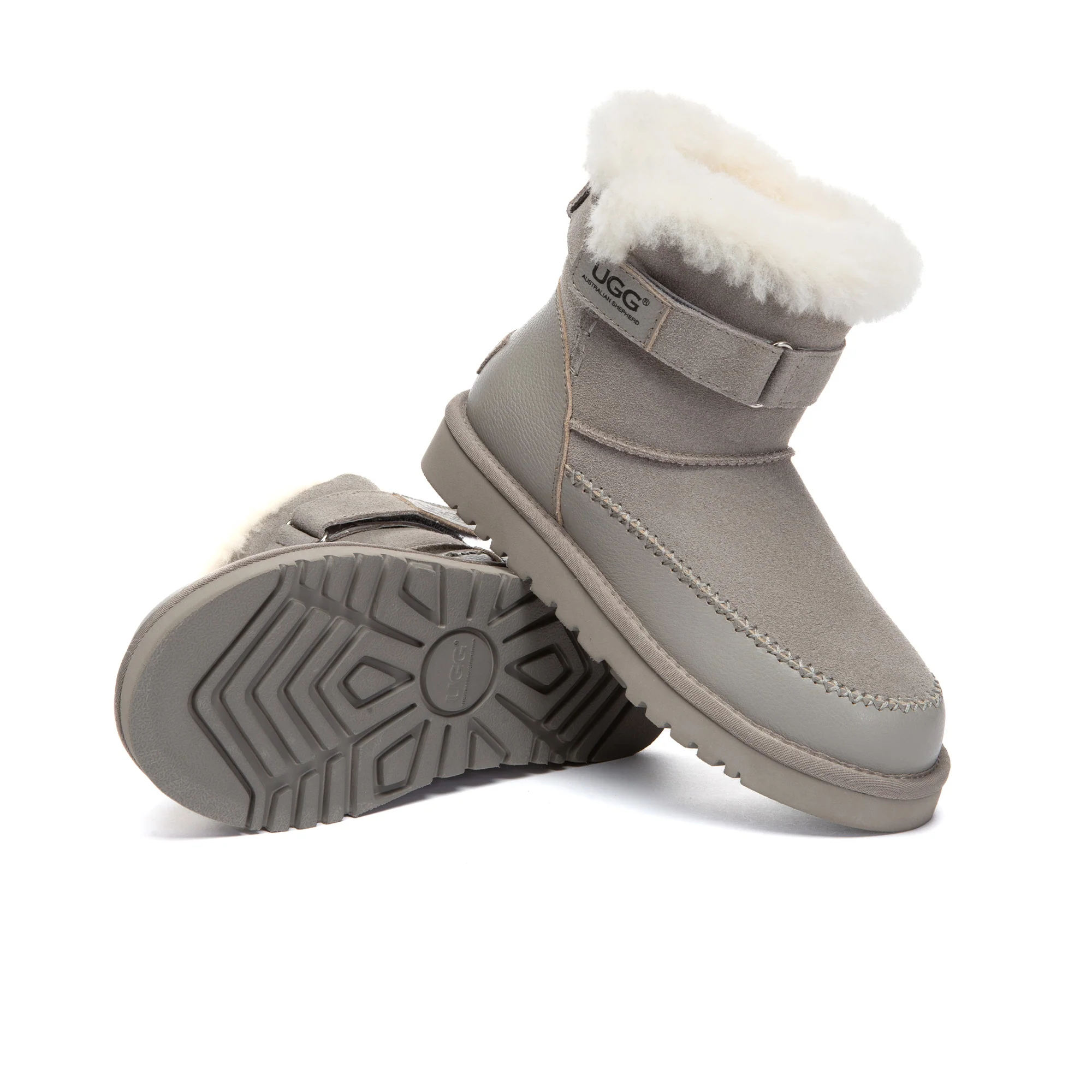 Buckle Strap Fashion UGG Boots - Image 10