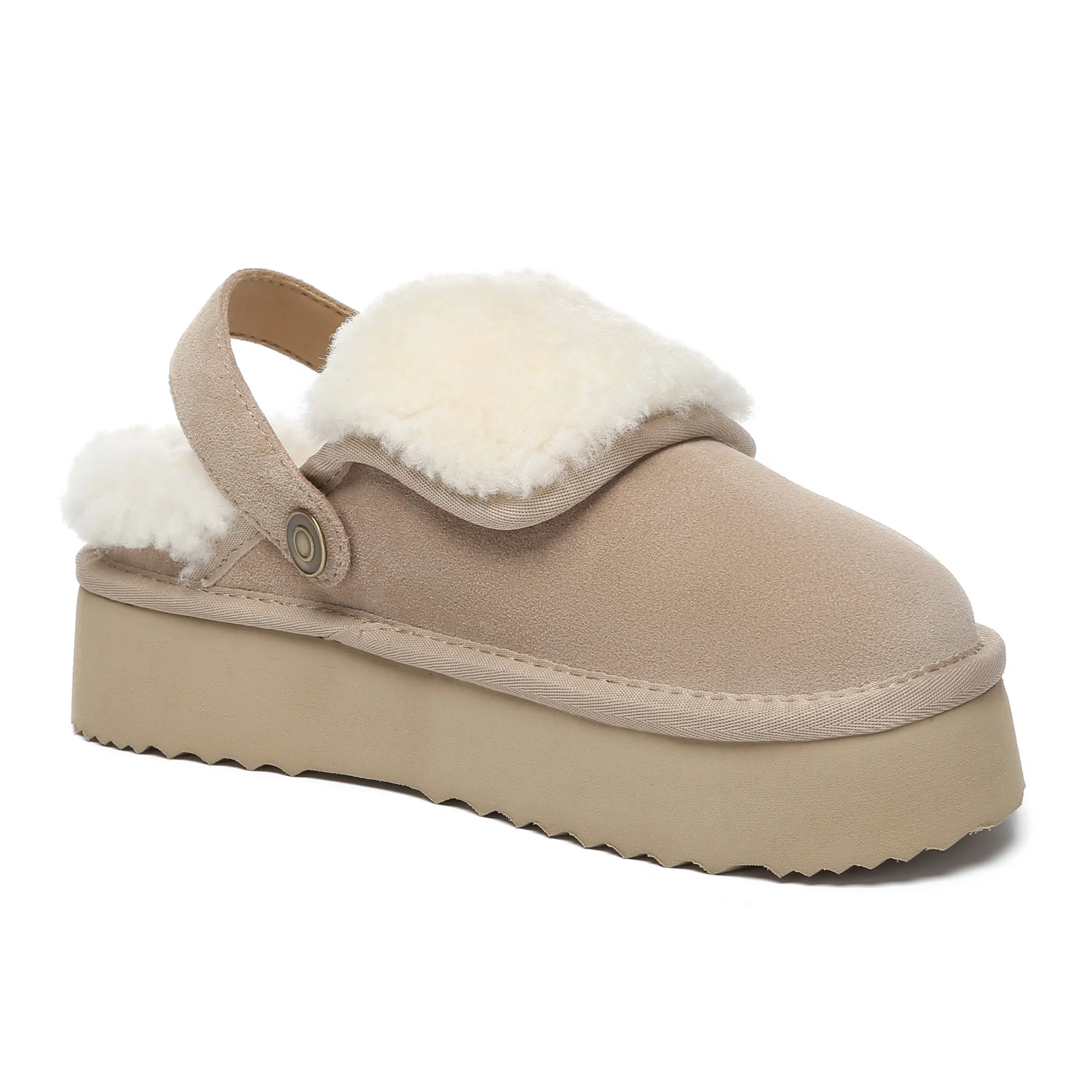 Buckle Strap UGG Platform Slippers Tenley - Image 11