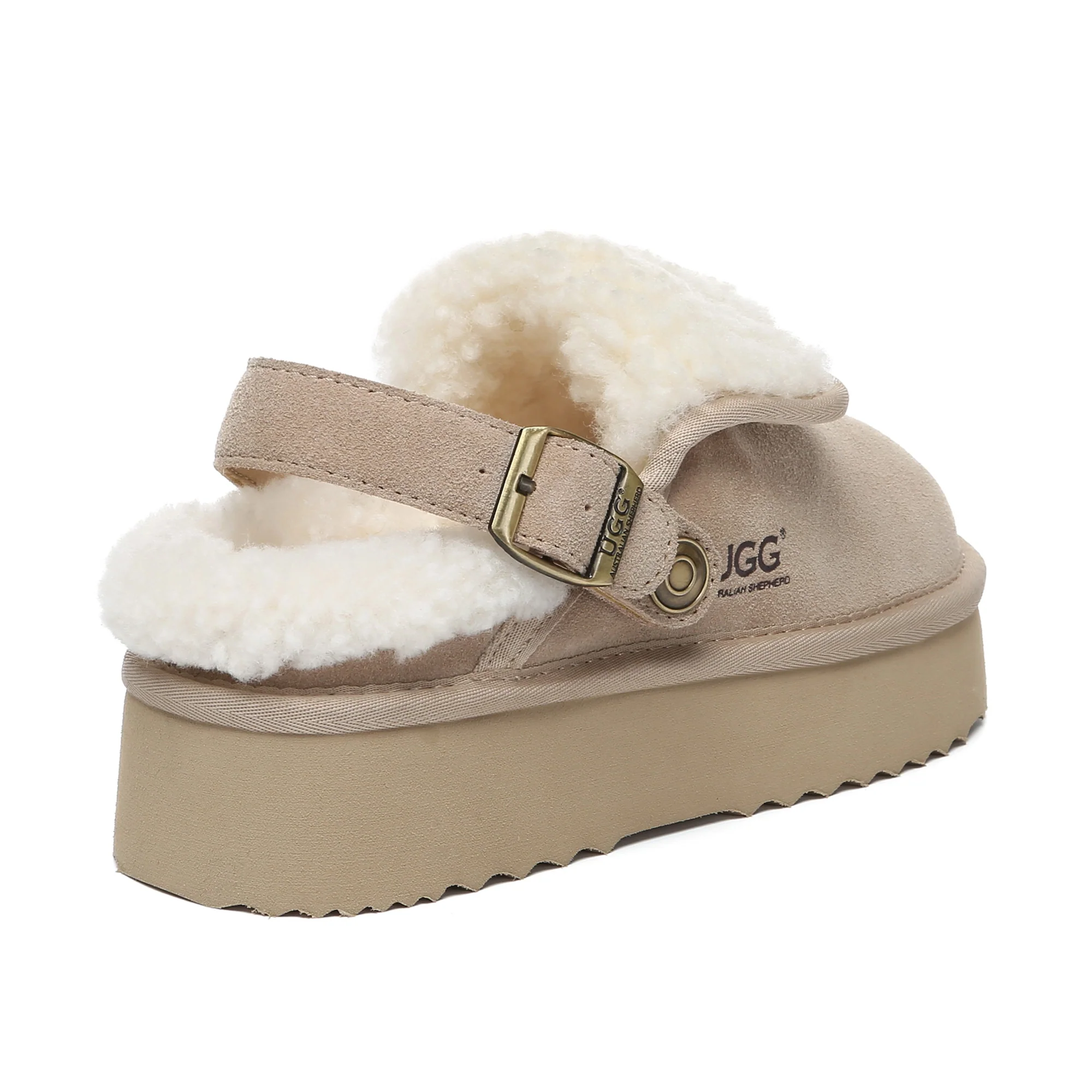 Buckle Strap UGG Platform Slippers Tenley - Image 13