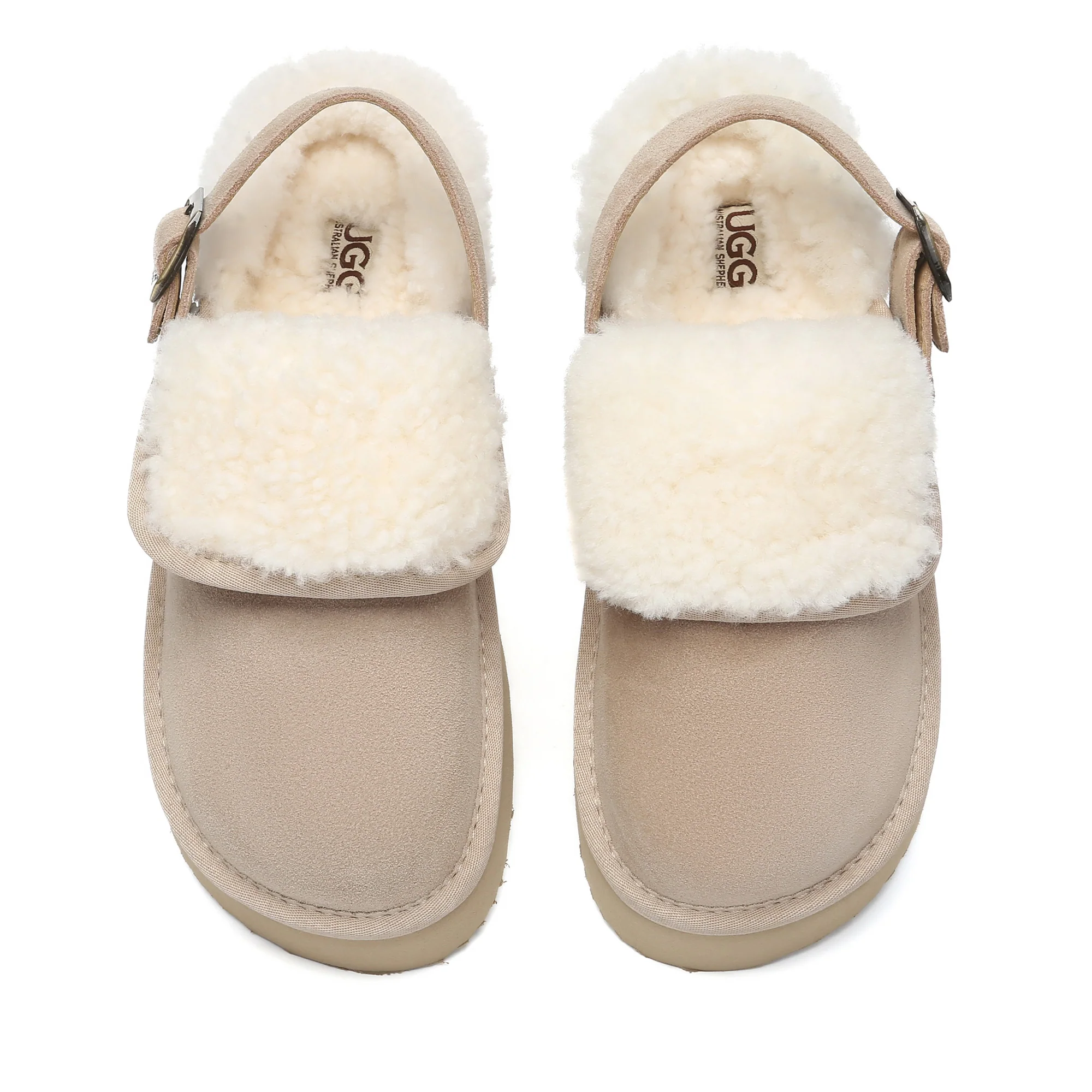 Buckle Strap UGG Platform Slippers Tenley - Image 17