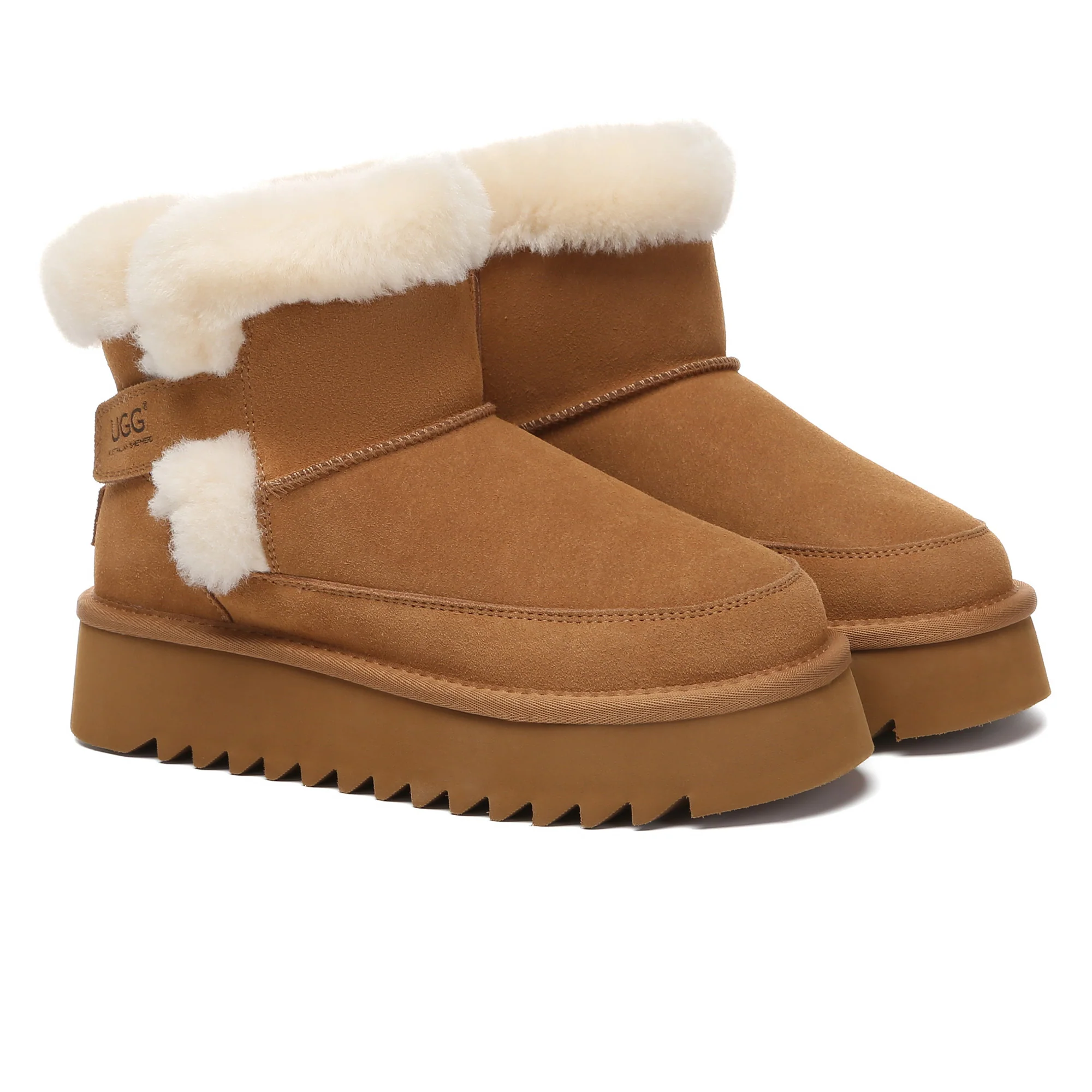 Bynnie Shearling Strap Mini Platform UGG Boots - Image 4
