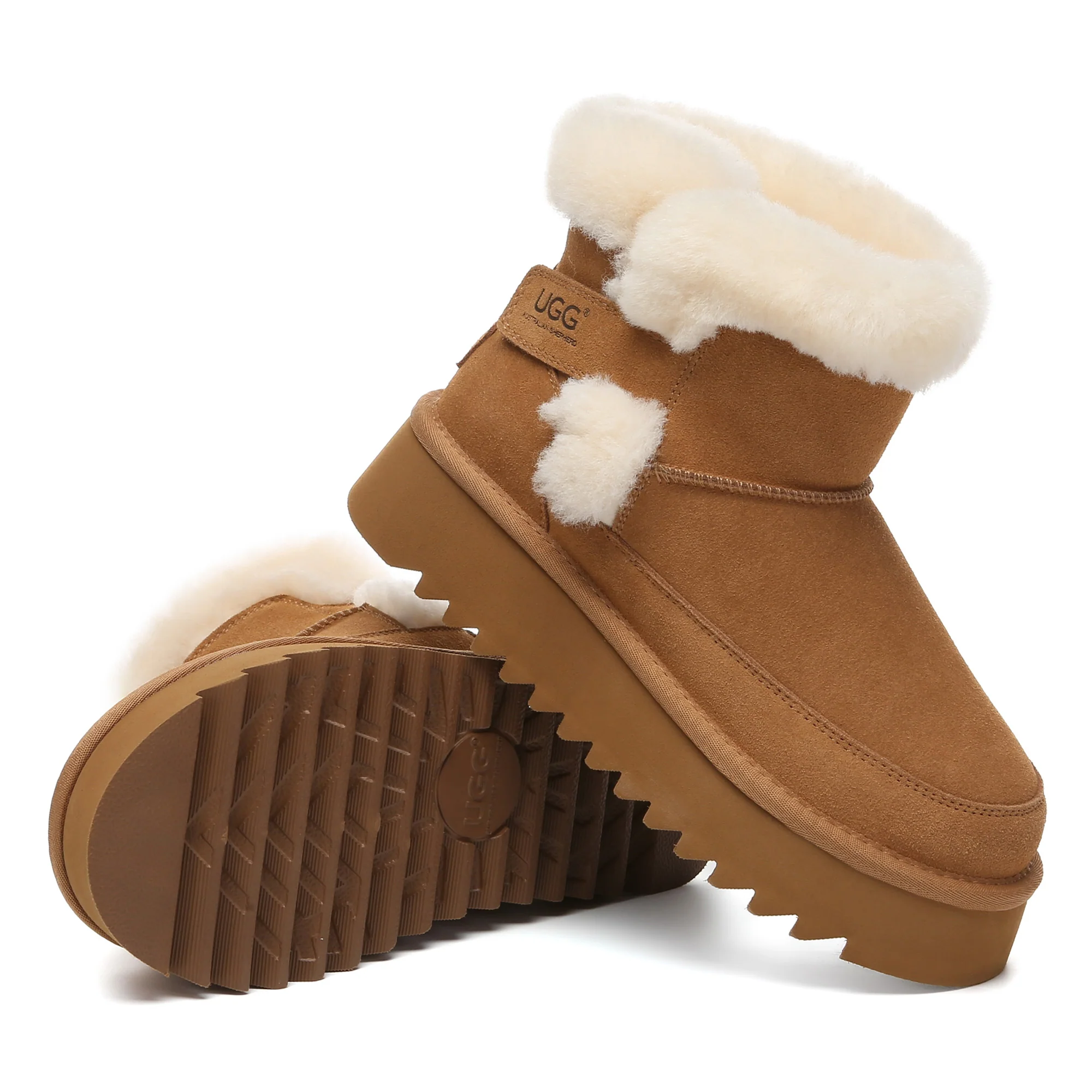 Bynnie Shearling Strap Mini Platform UGG Boots - Image 5